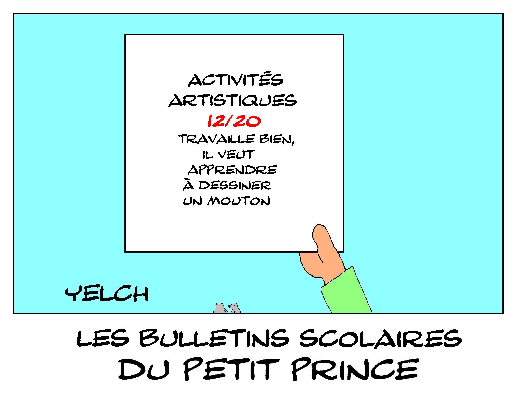 les bulletins du Petit Prince : activités artistiques