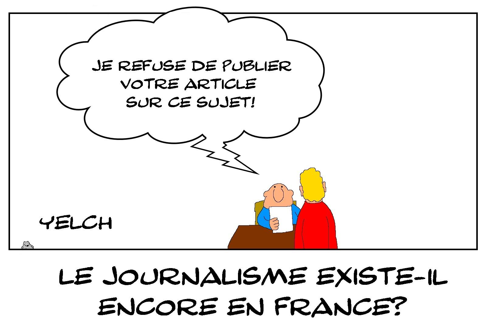 Y-a-t'il encore des journalistes en France?
