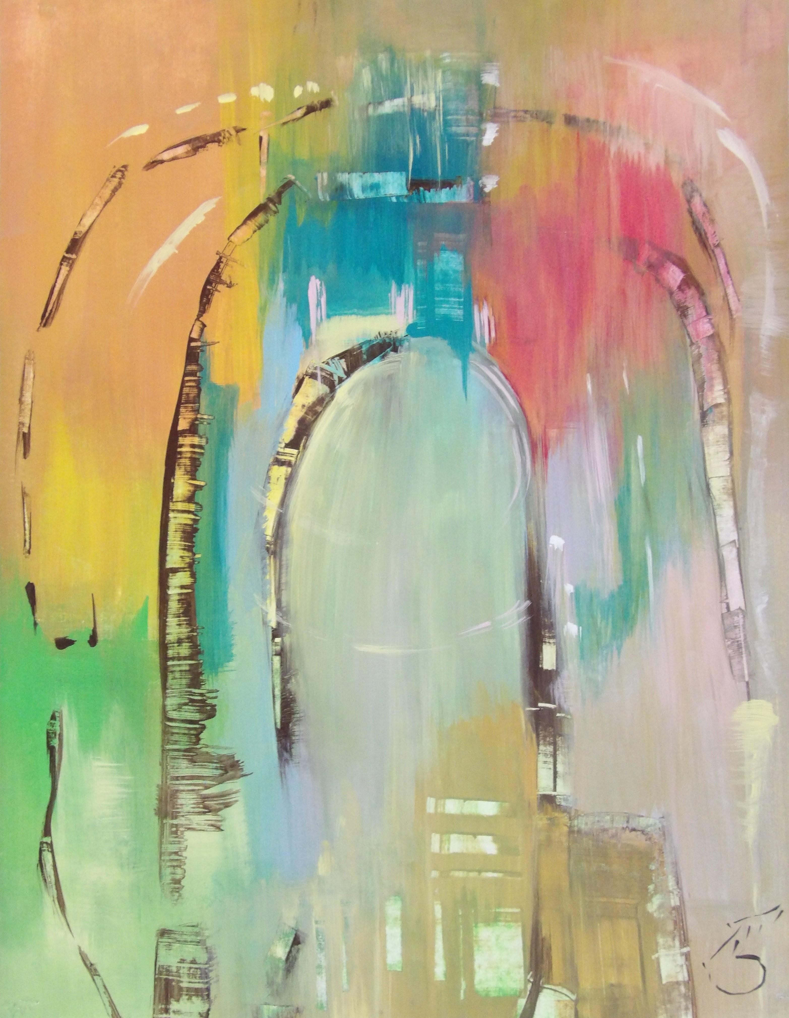 Peintures au fil du temps - Les arcs de pluie - 2010