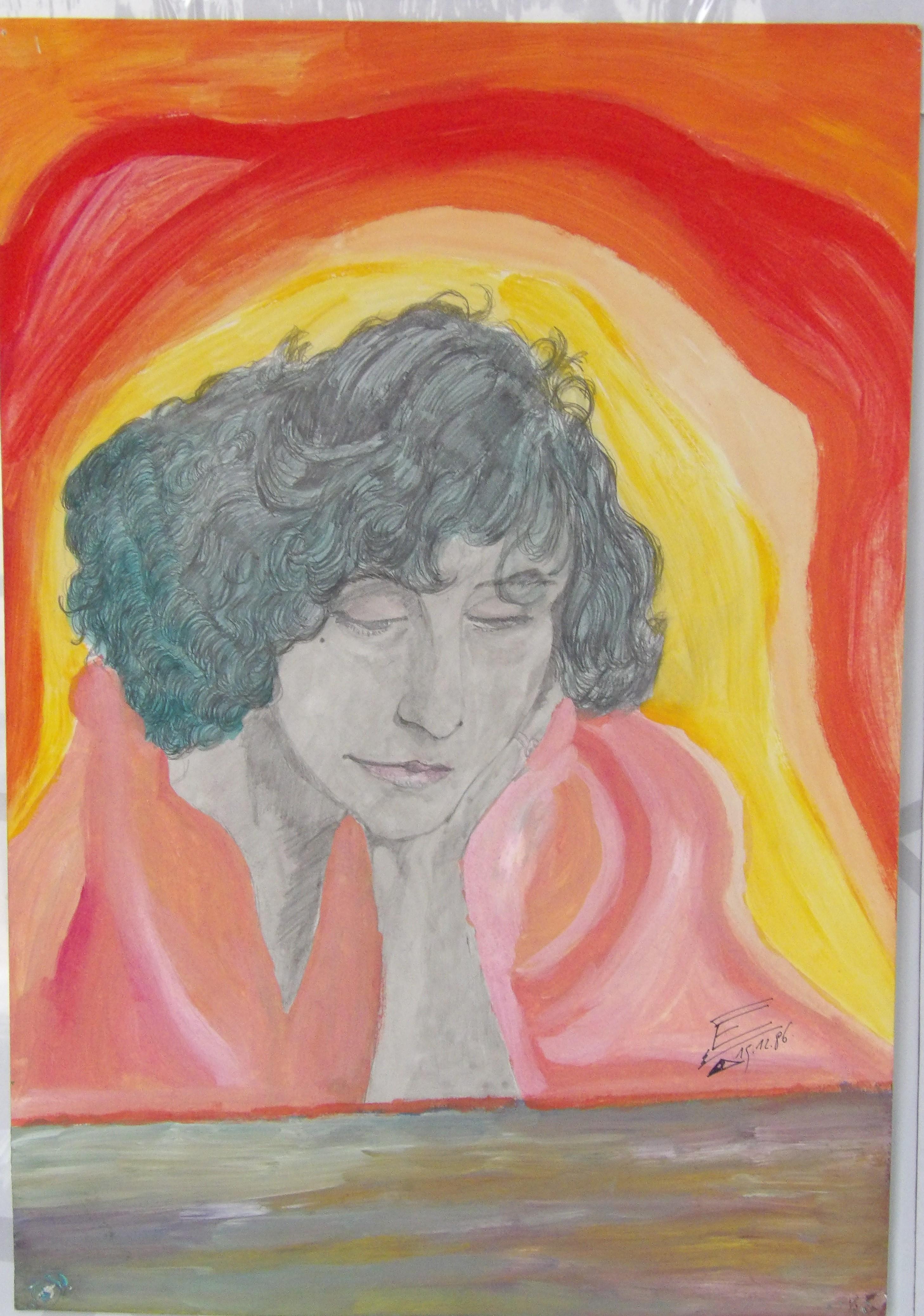 1986 - Recherche de la sensualité dans la peinture.