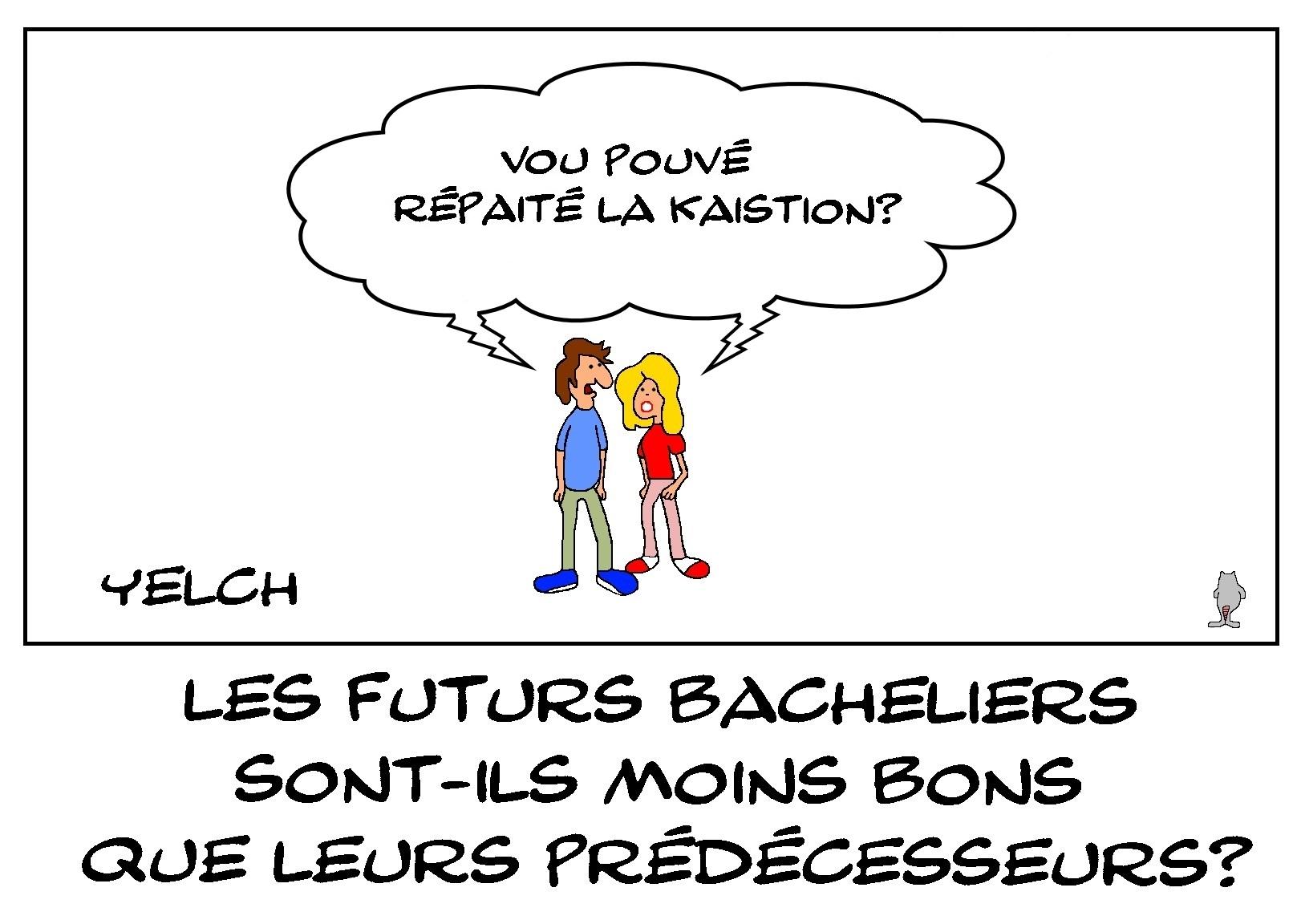 Moins bons futurs bâcheliers?