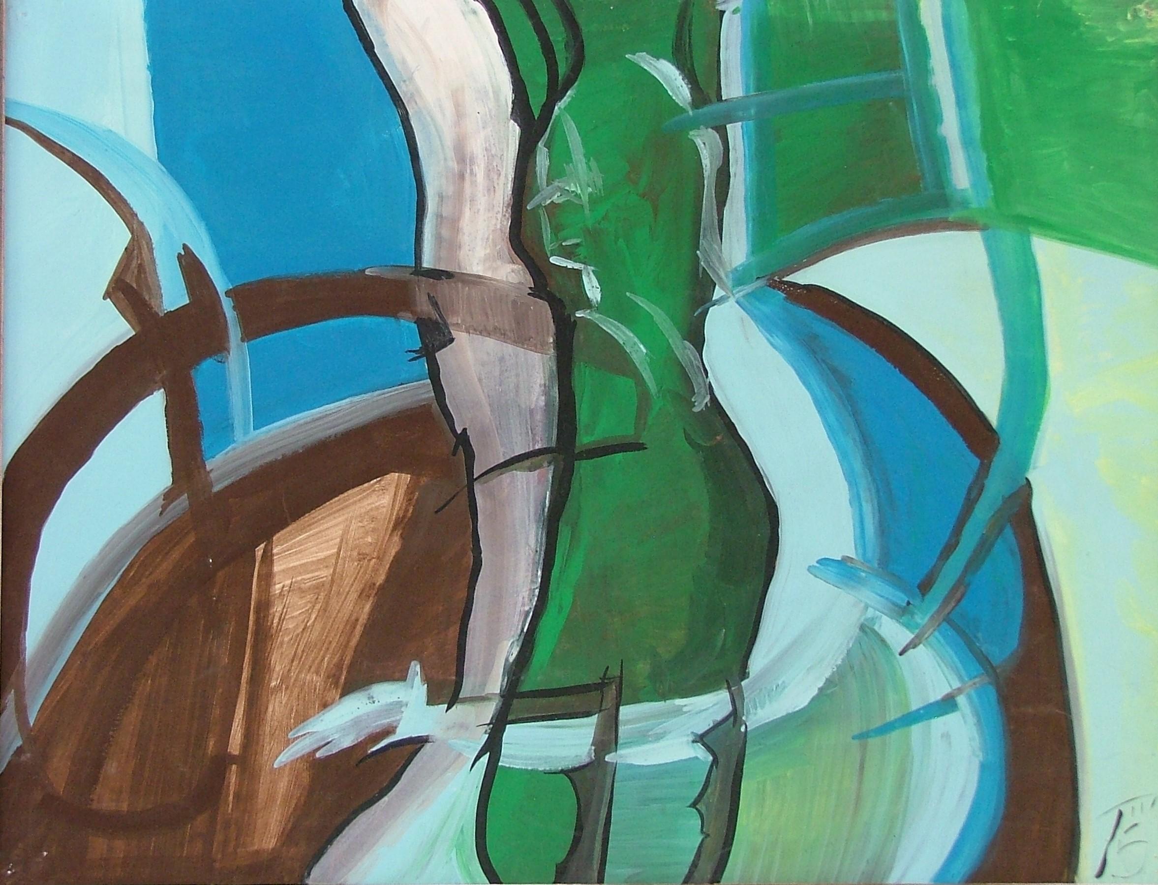Peintures au fil du temps - L'ombre invisible - 1990