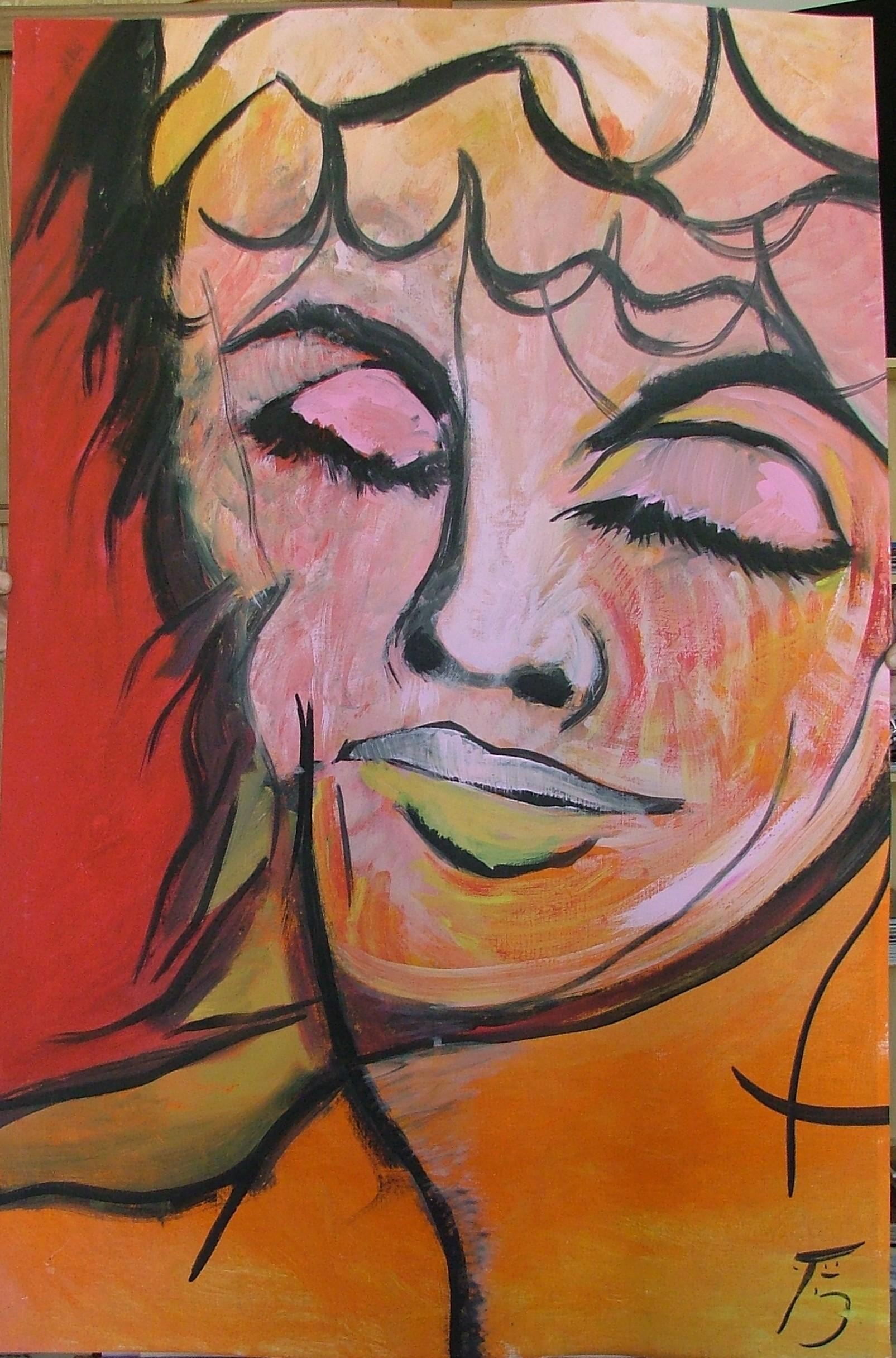 Peintures au fil du temps - La couronne enflammée - 1993