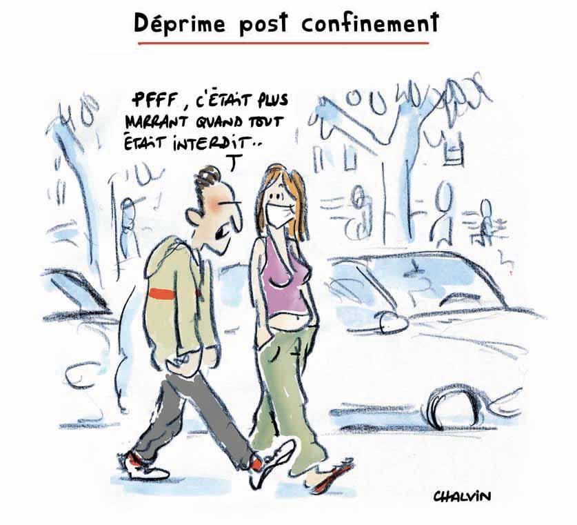 déprime post confinement