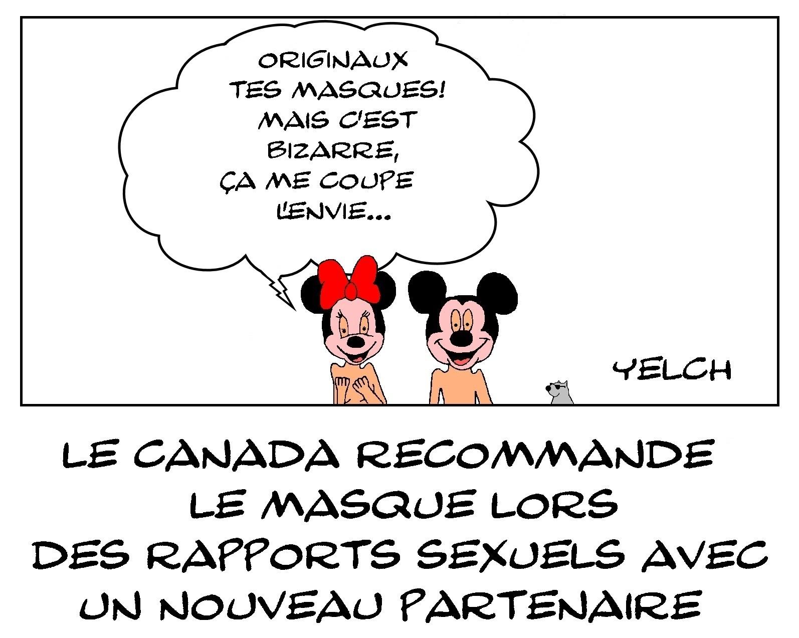 le Canada recommande le masque lors des rapports sexuels avec un nouveau partenaire
