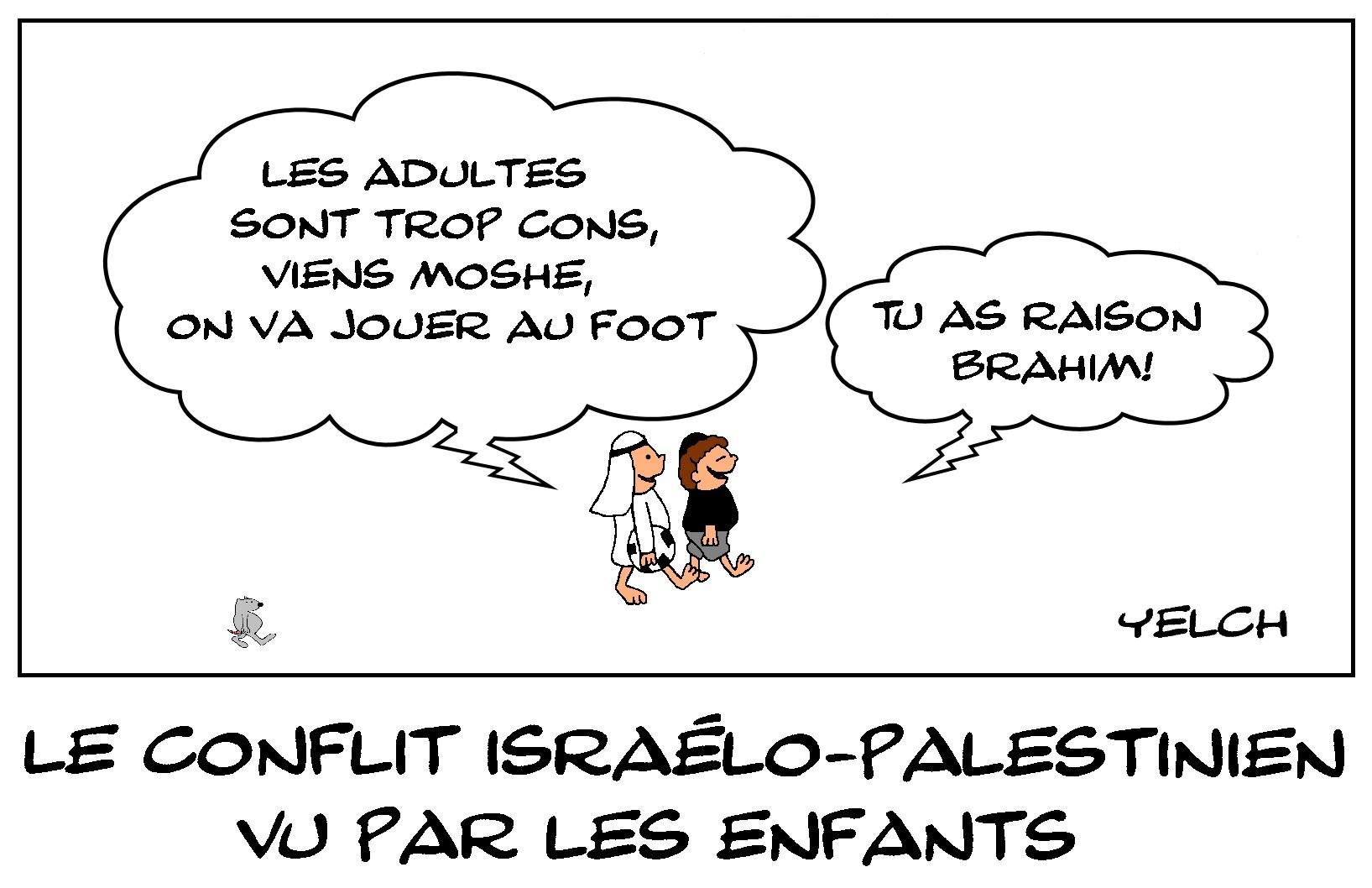 Conflit israélo-palestinien vu par les enfants