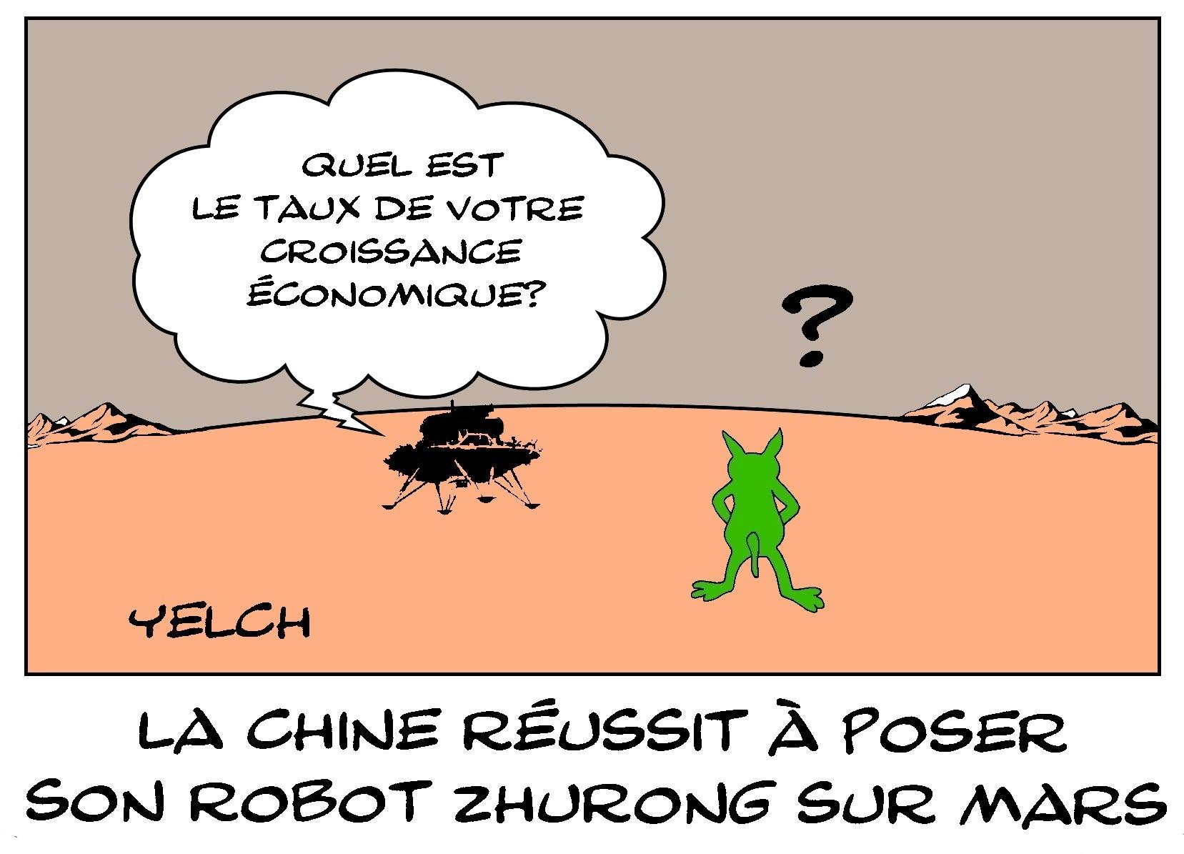 La Chine sur Mars