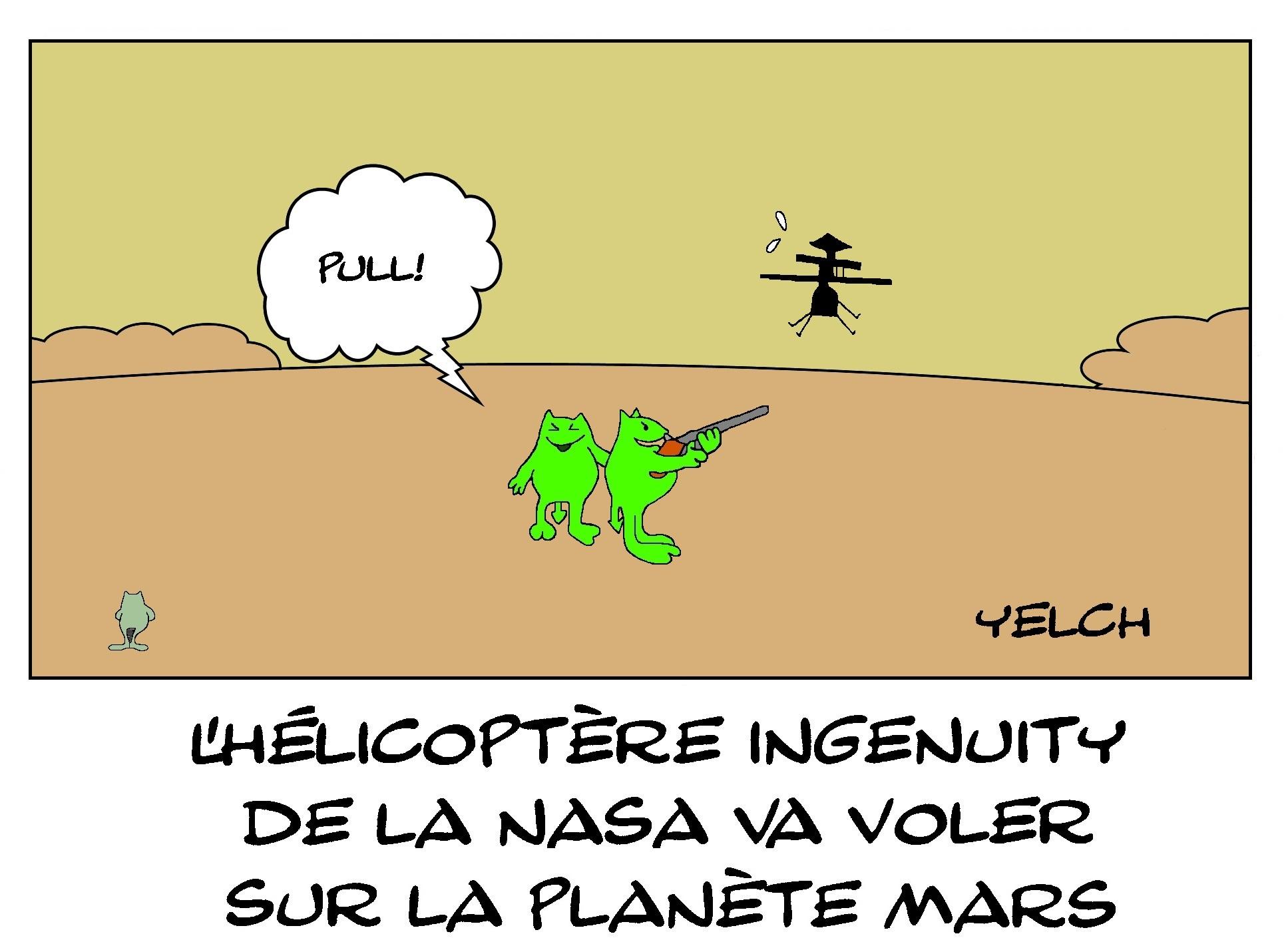 Tir à l'hélicoptère
