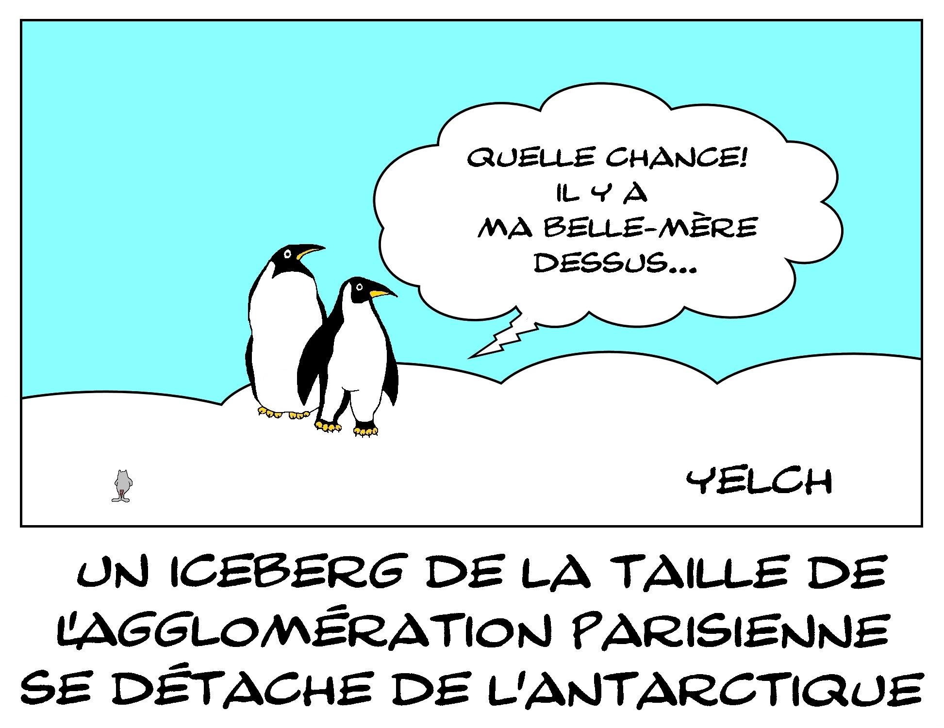 Iceberg fuyant