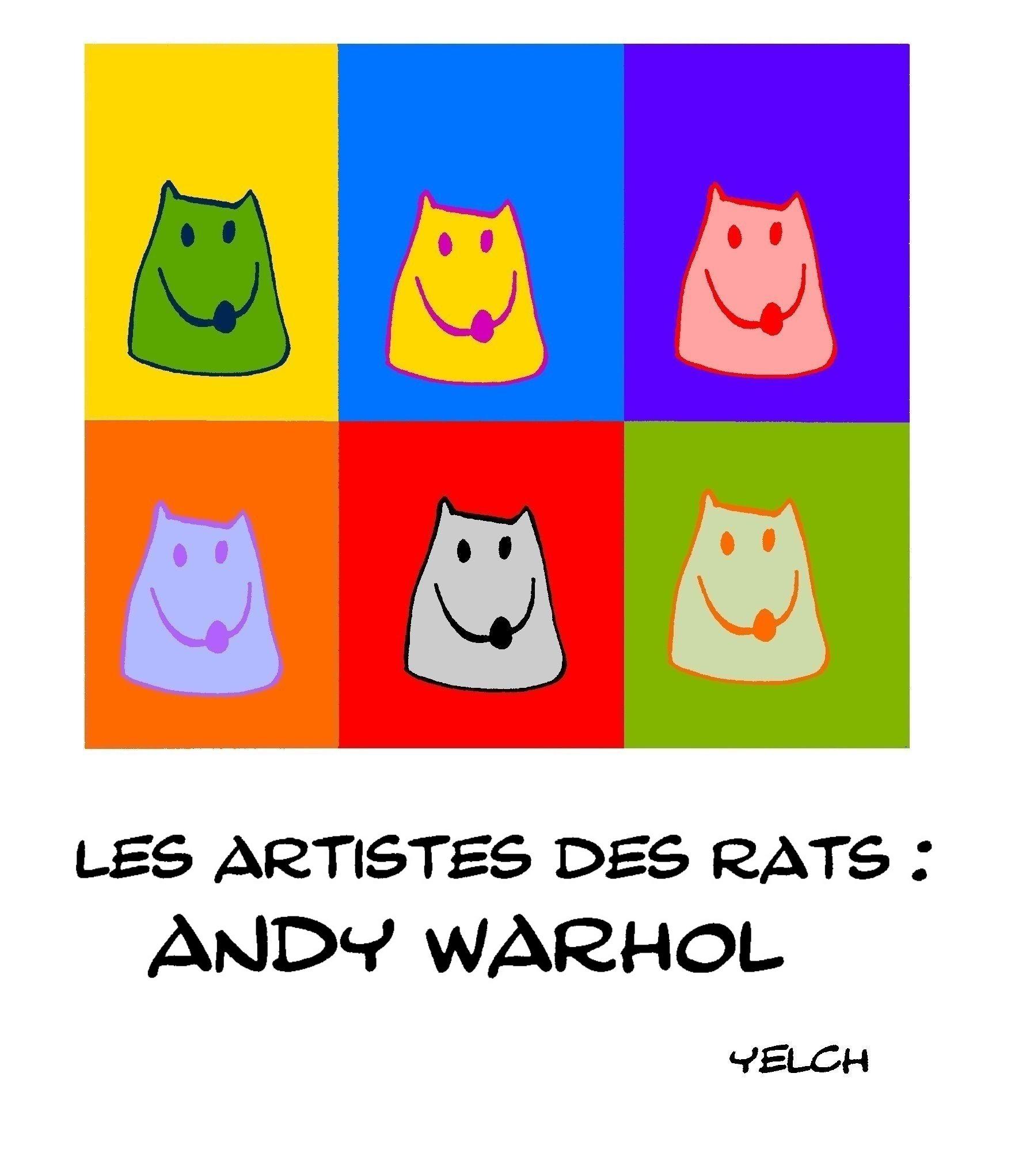 les artistes des rats : Andy Warhol