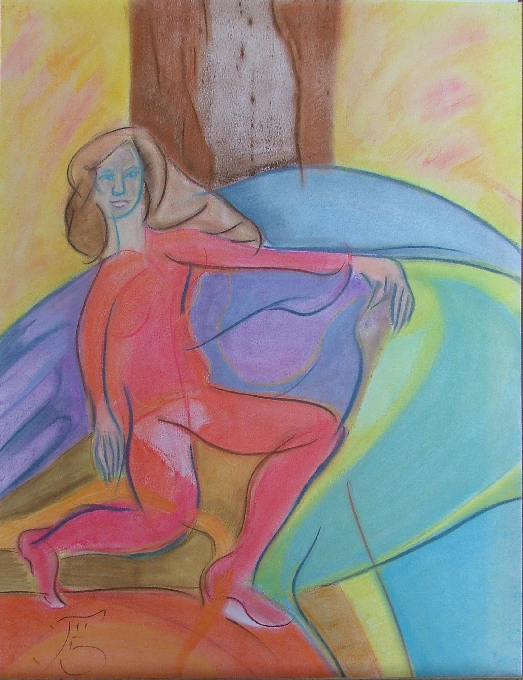 La virevolte - peinture au fil du temps - 2001
