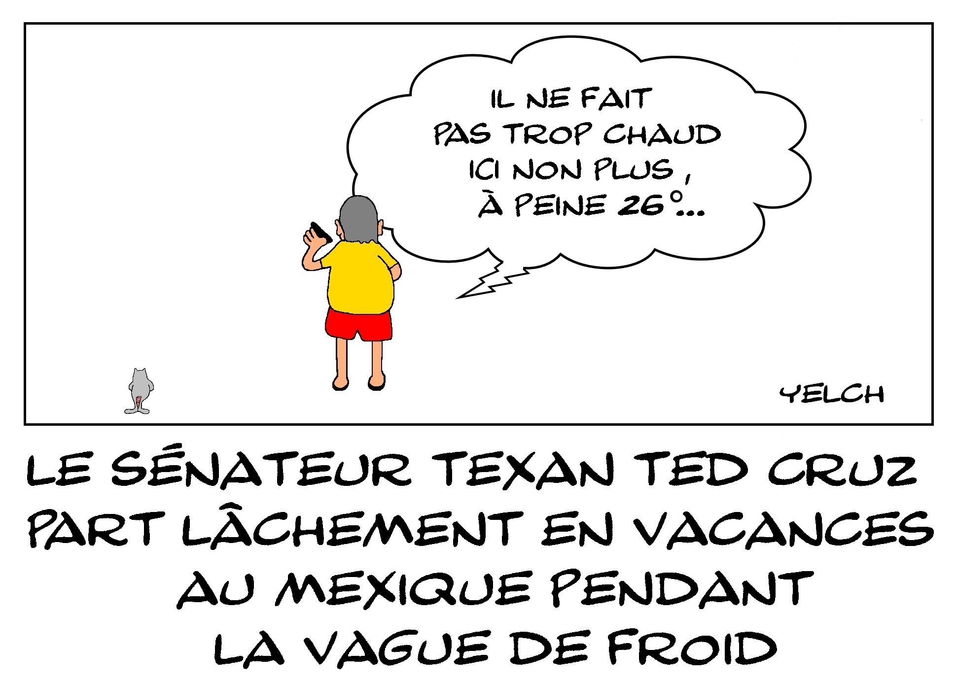 Le sénateur qui soutenait les Texans