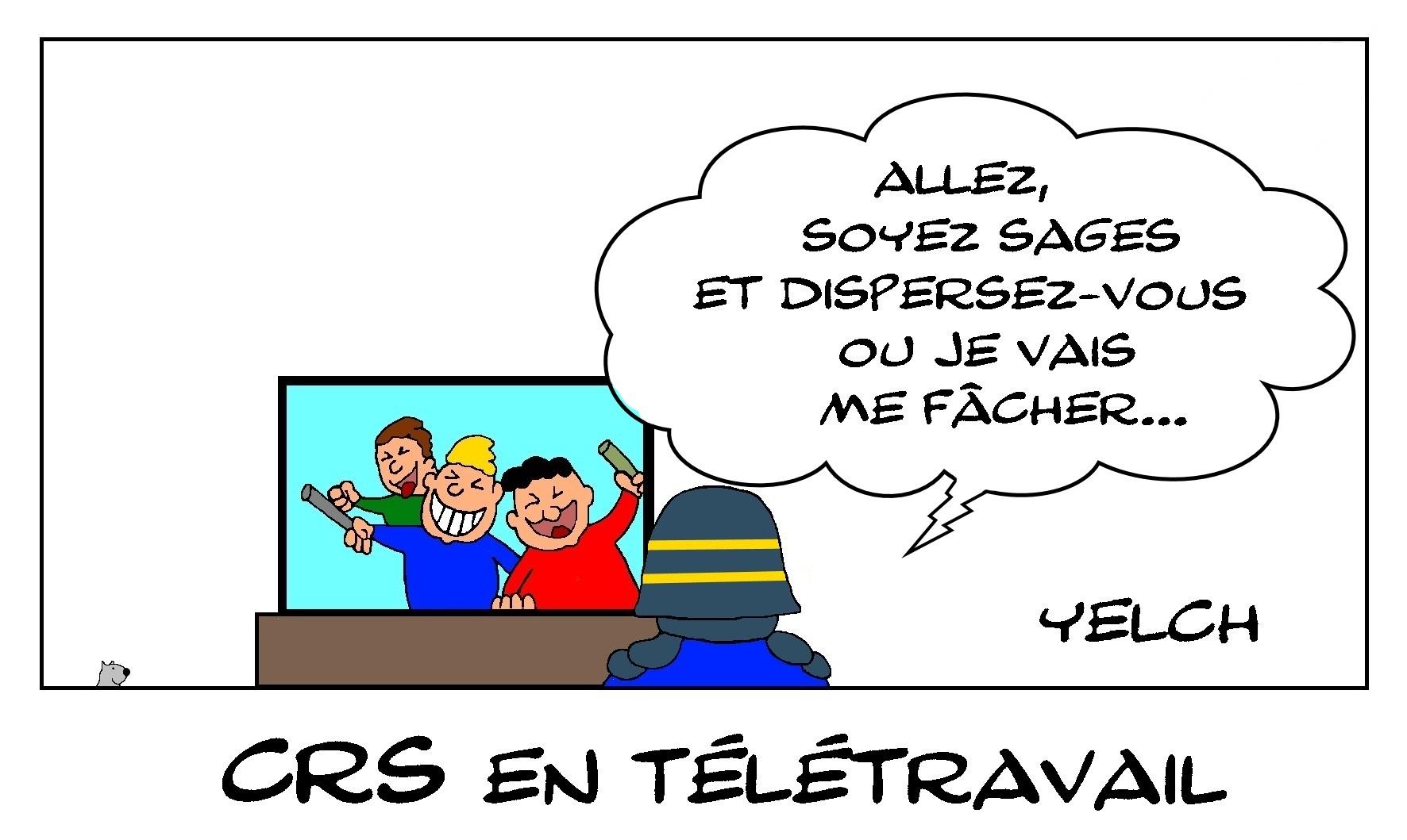 Crs en télétravail