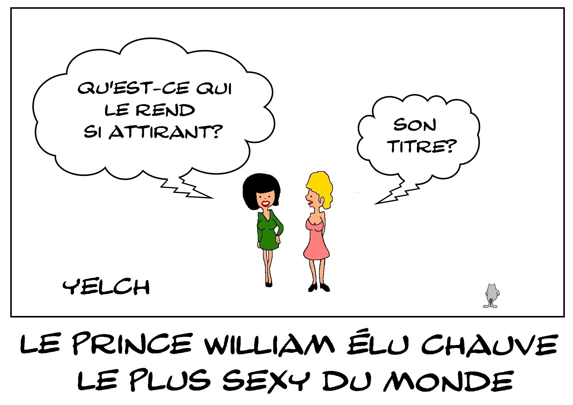 Le chauve va sourire et crâner