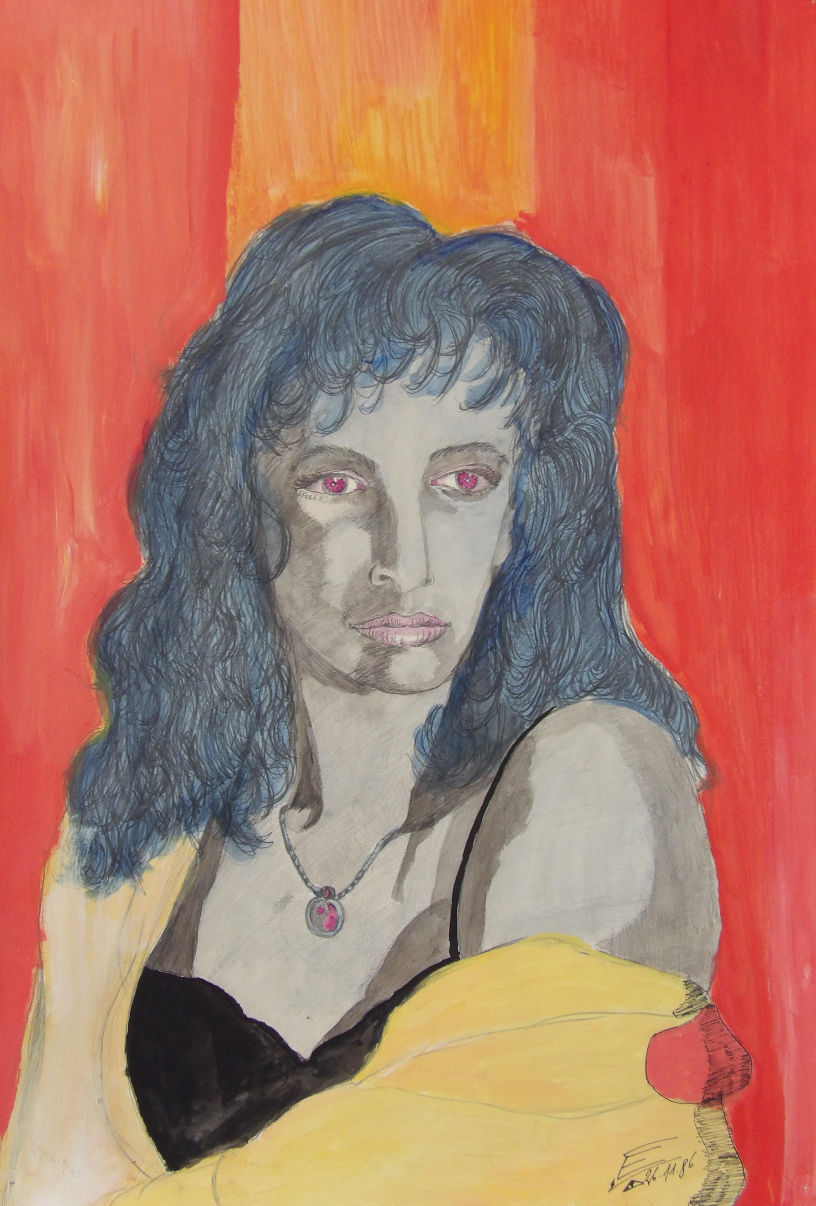 La gitane 1986 - Recherche de la sensualité dans la peinture (2)