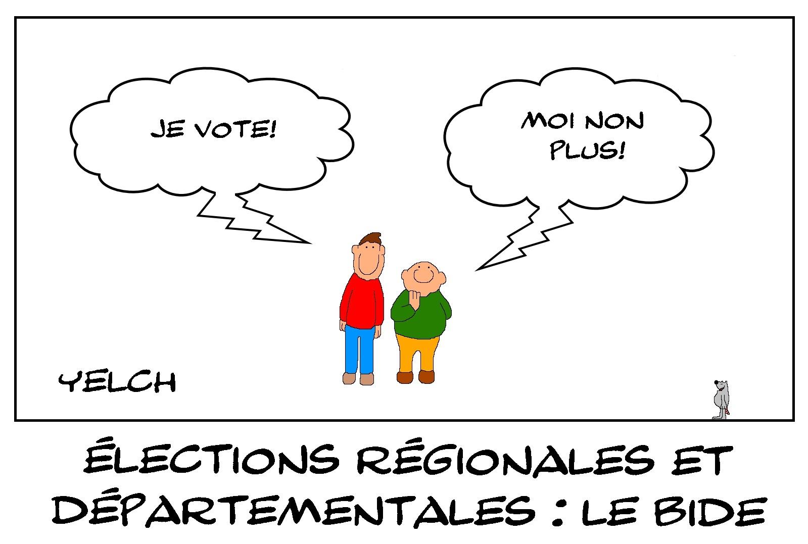 Le bide des élections régionales et départementales