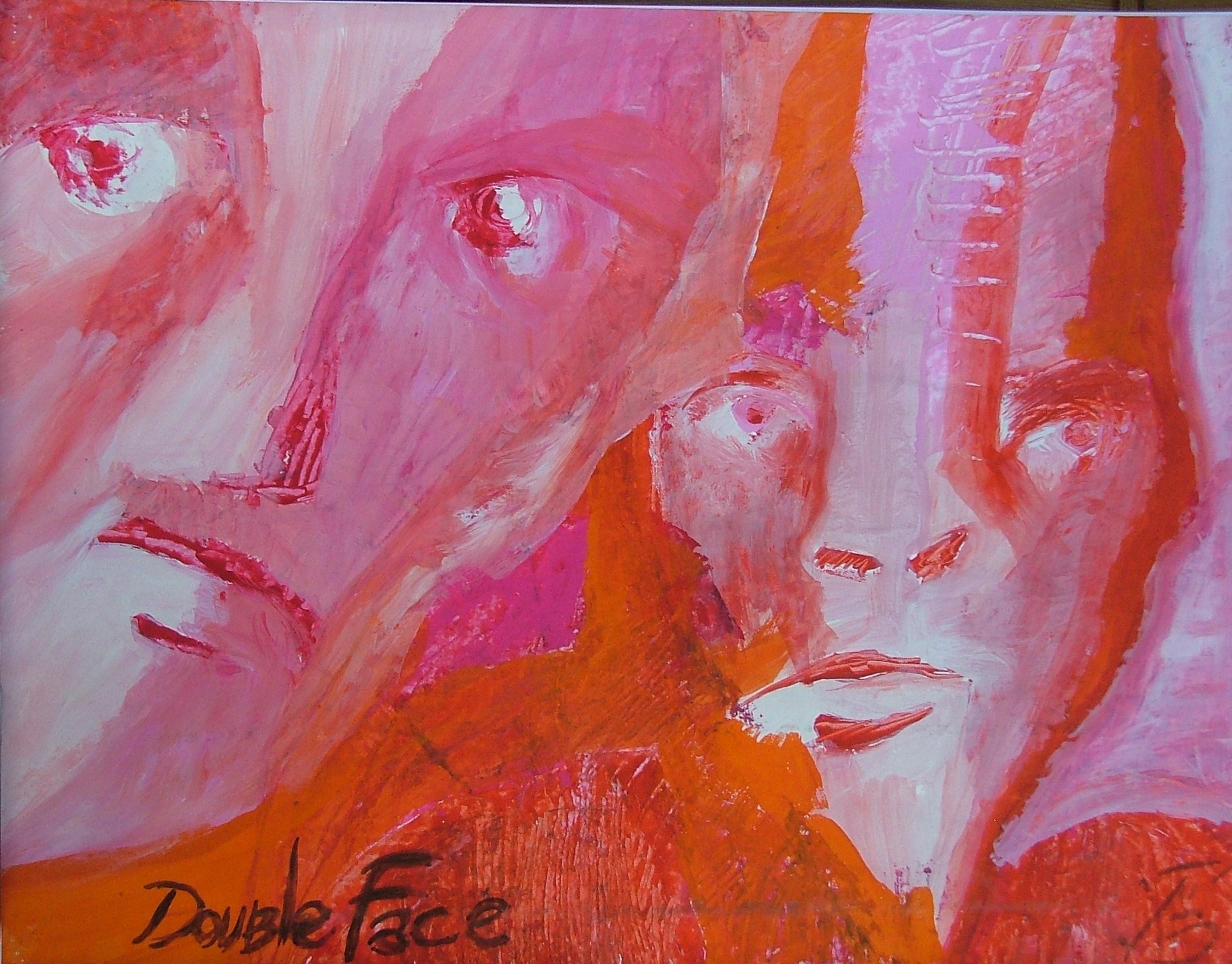 Double face - peinture au fil du temps - 1992
