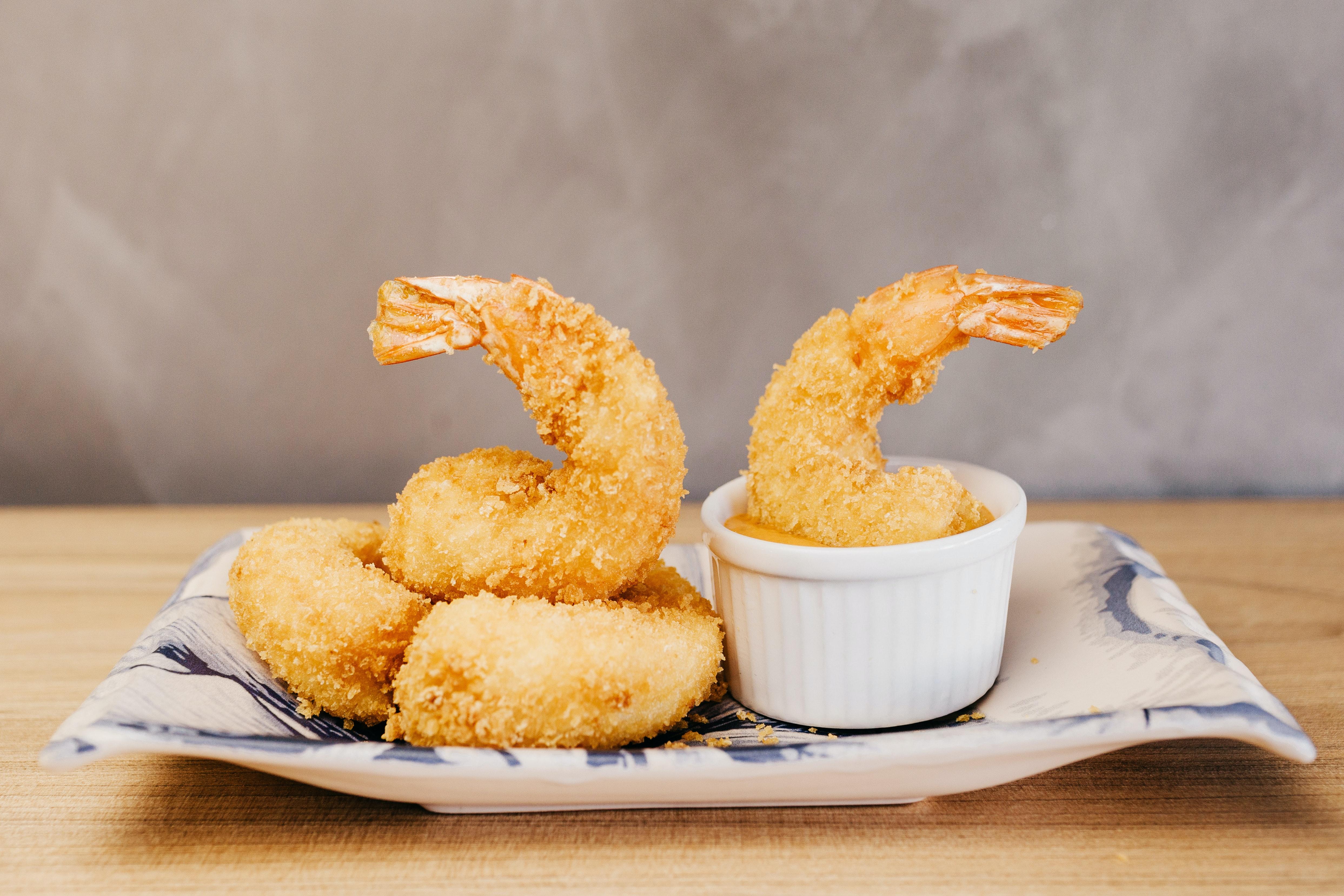 Beignets aux crevettes