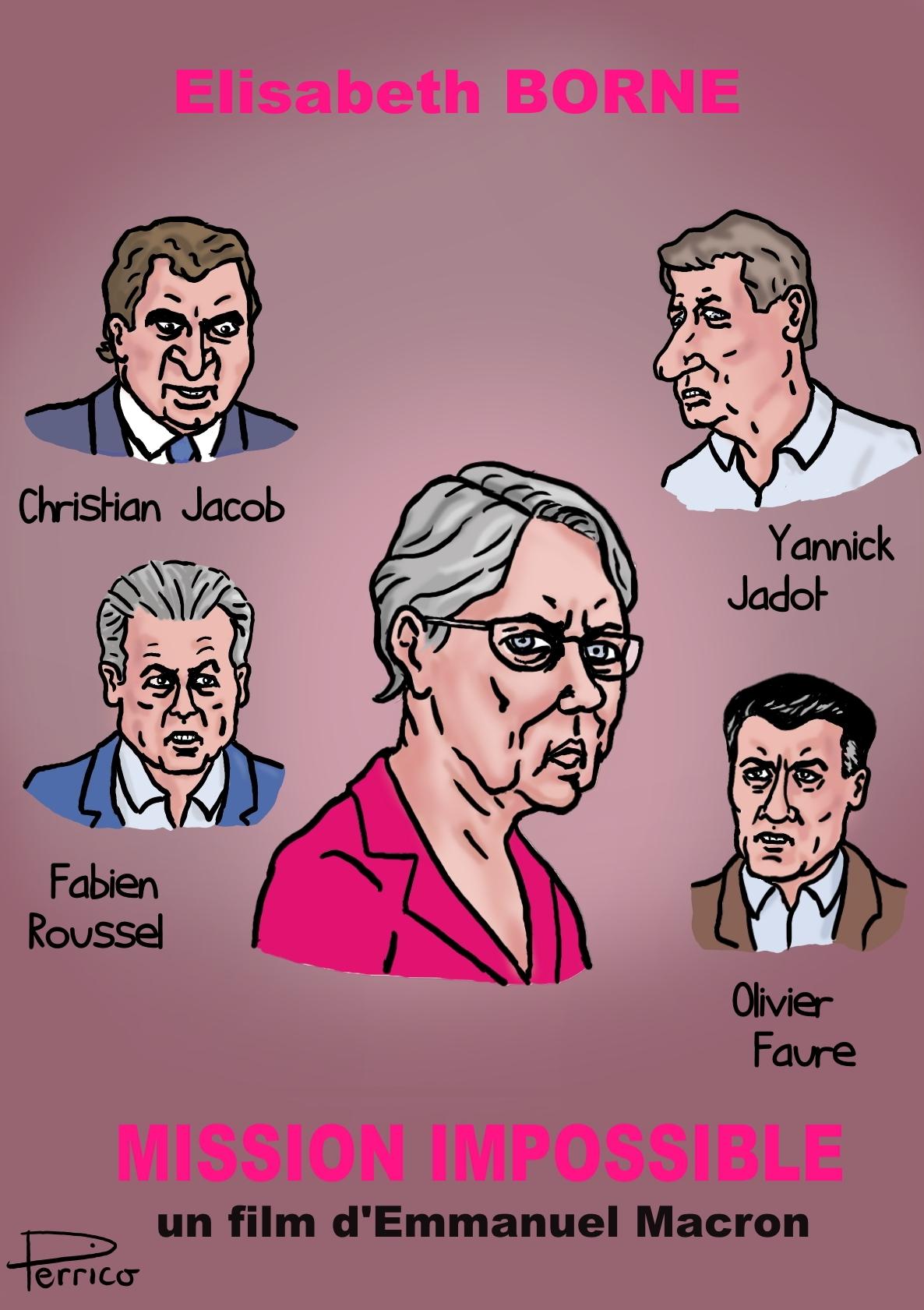 Mission séduction pour Elisabeth Borne