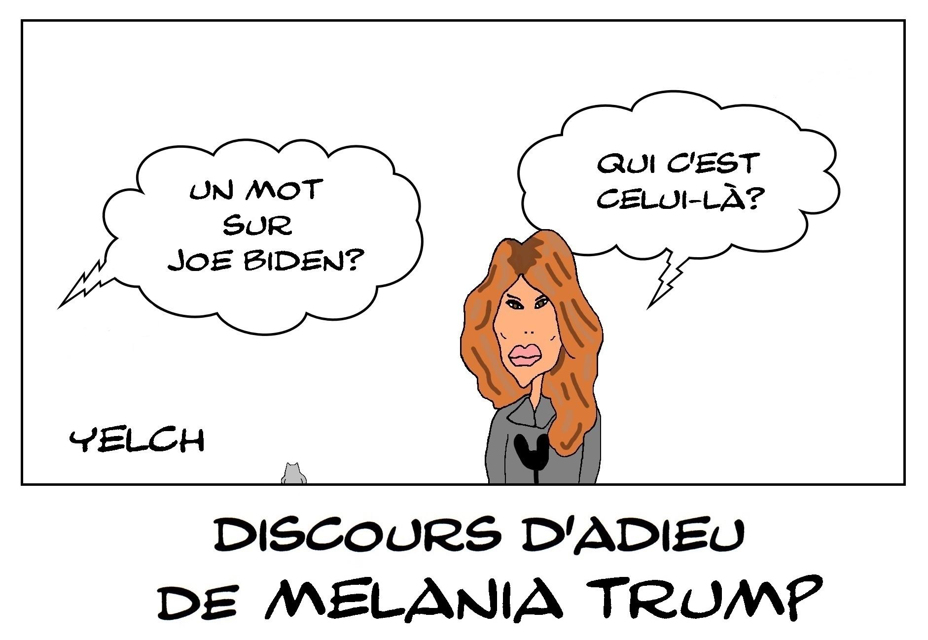 Discours d'adieu de Melania Trump