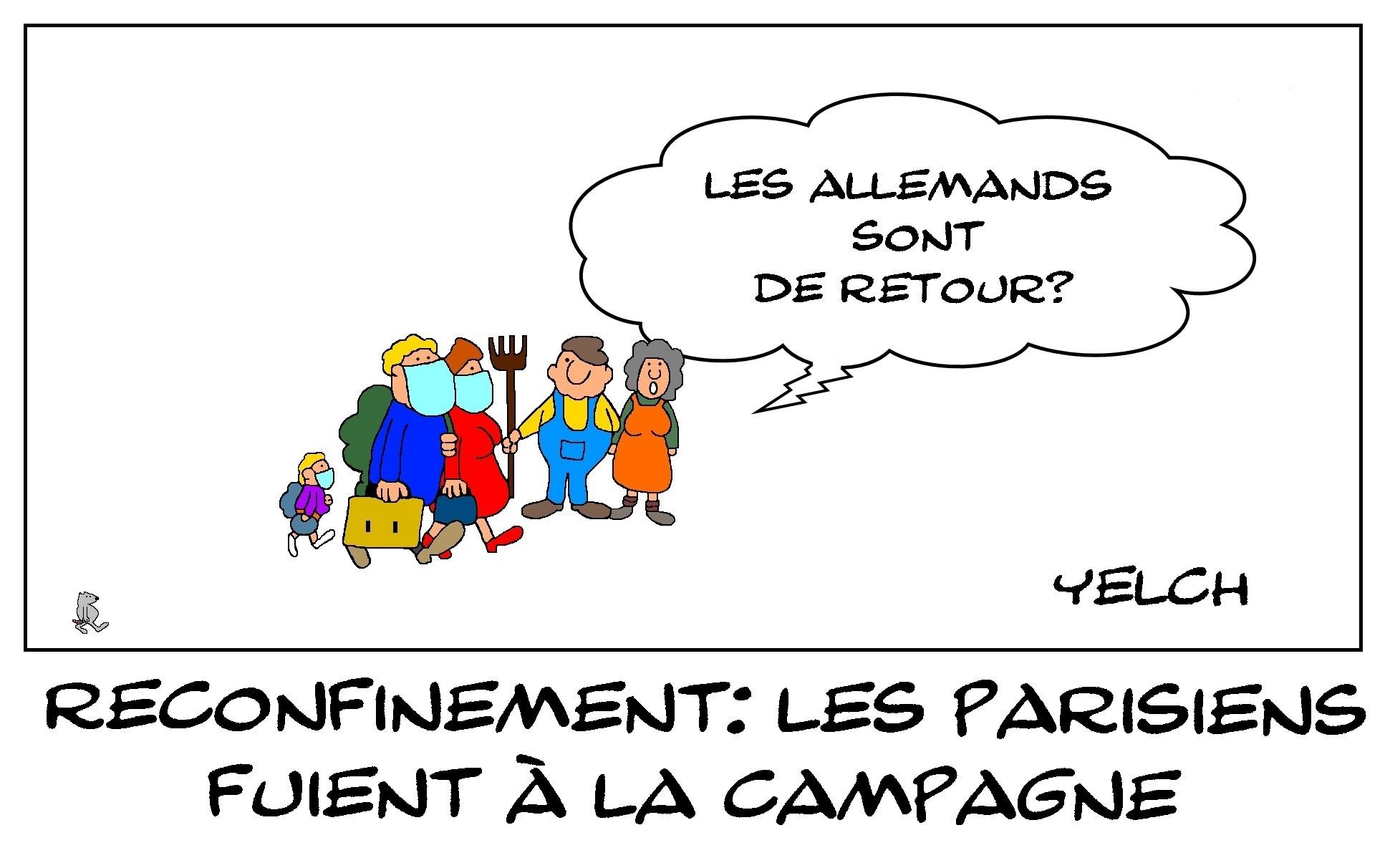 Les parisiens se ruent à la campagne