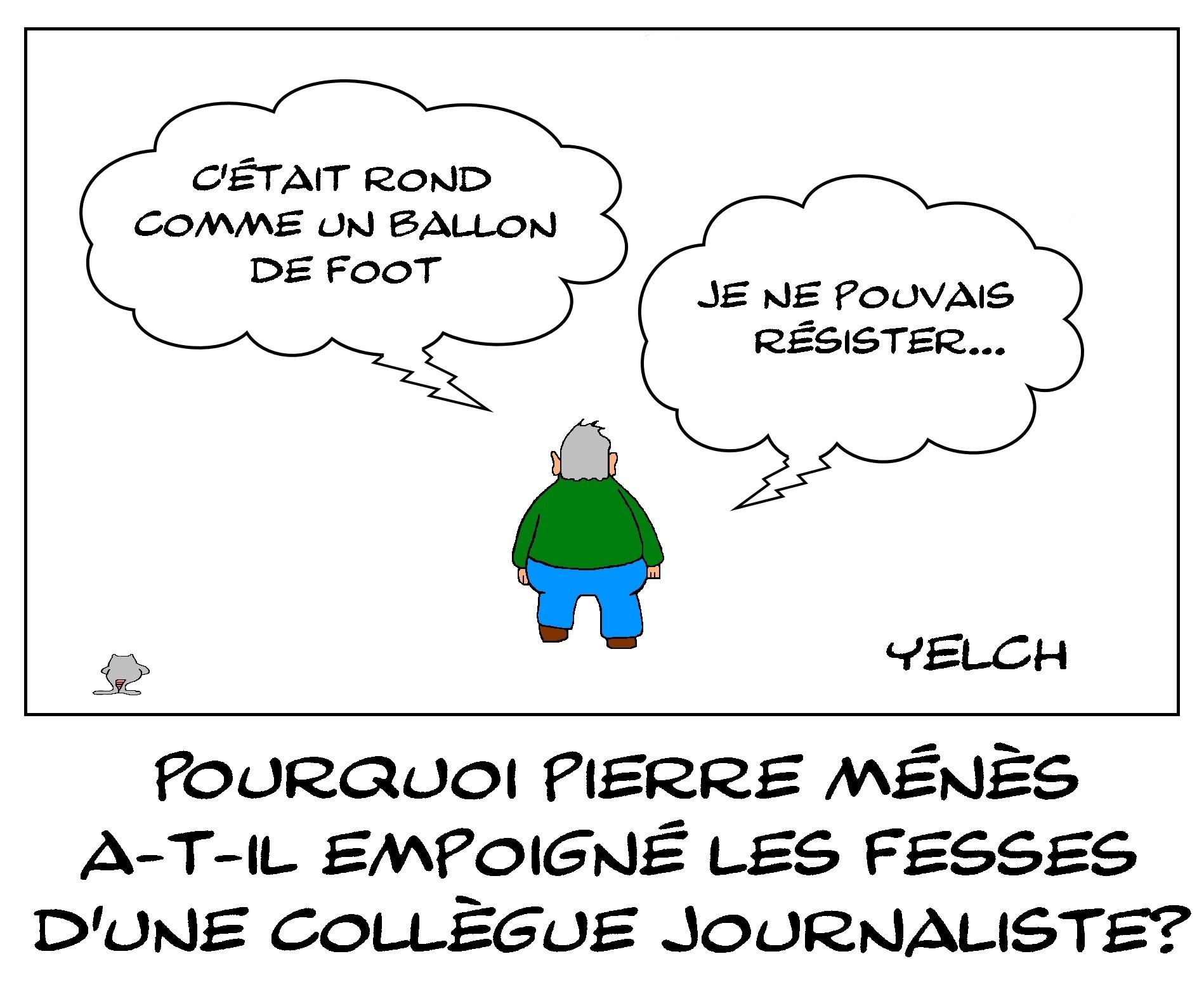 Pierre Ménès , un spécialiste du football qui joue avec les mains