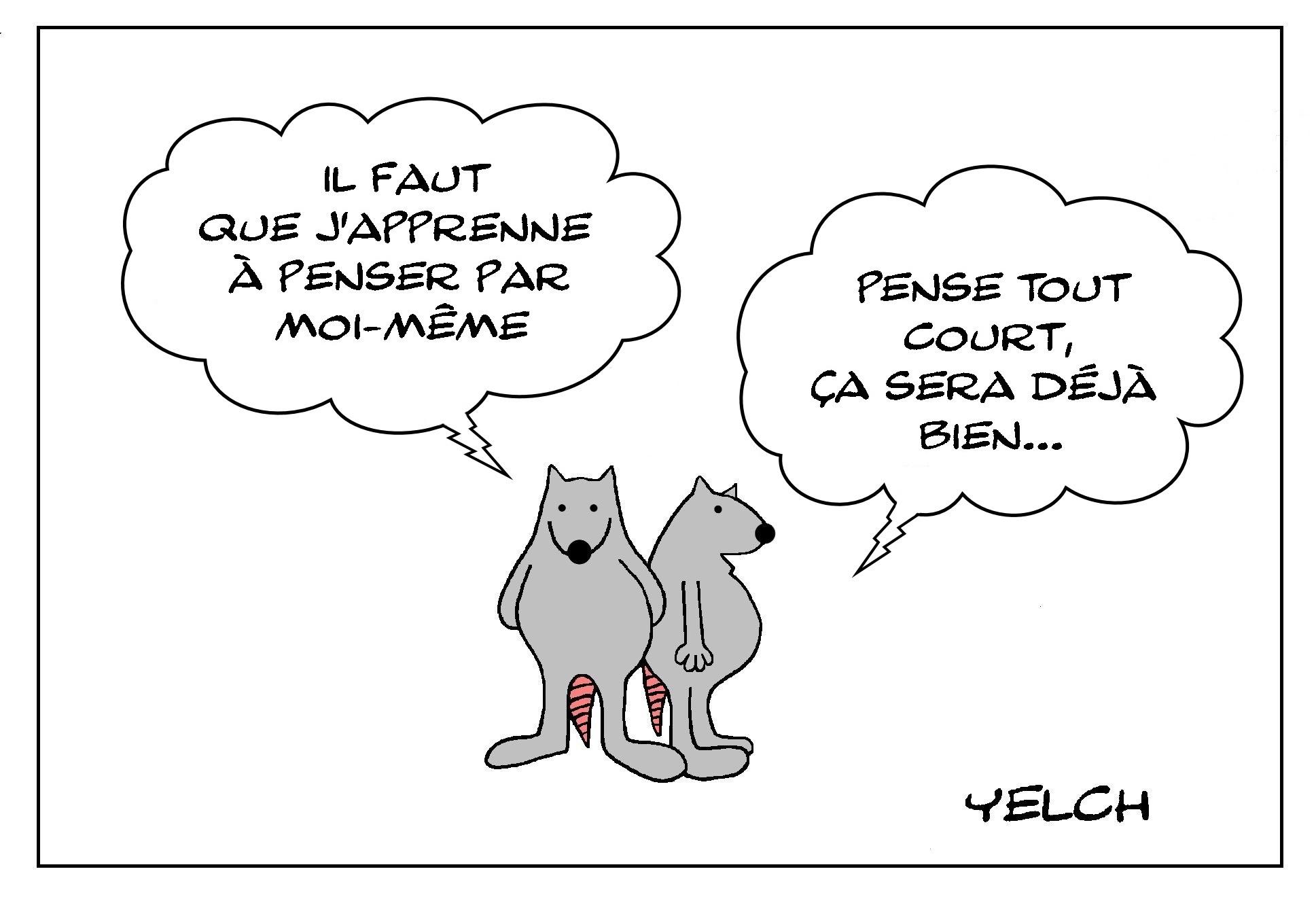 Tout simplement penser