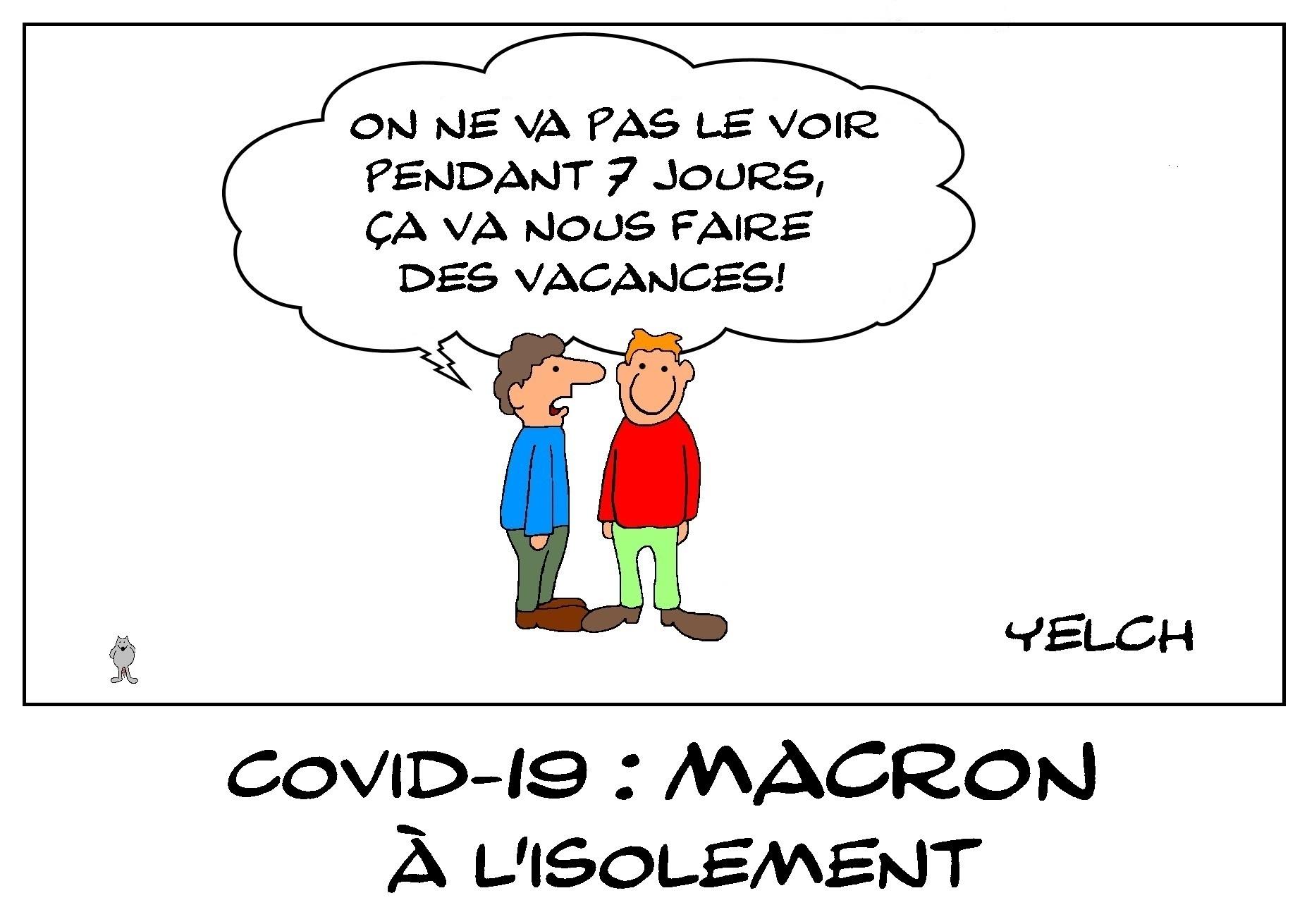 Macron enfin positif