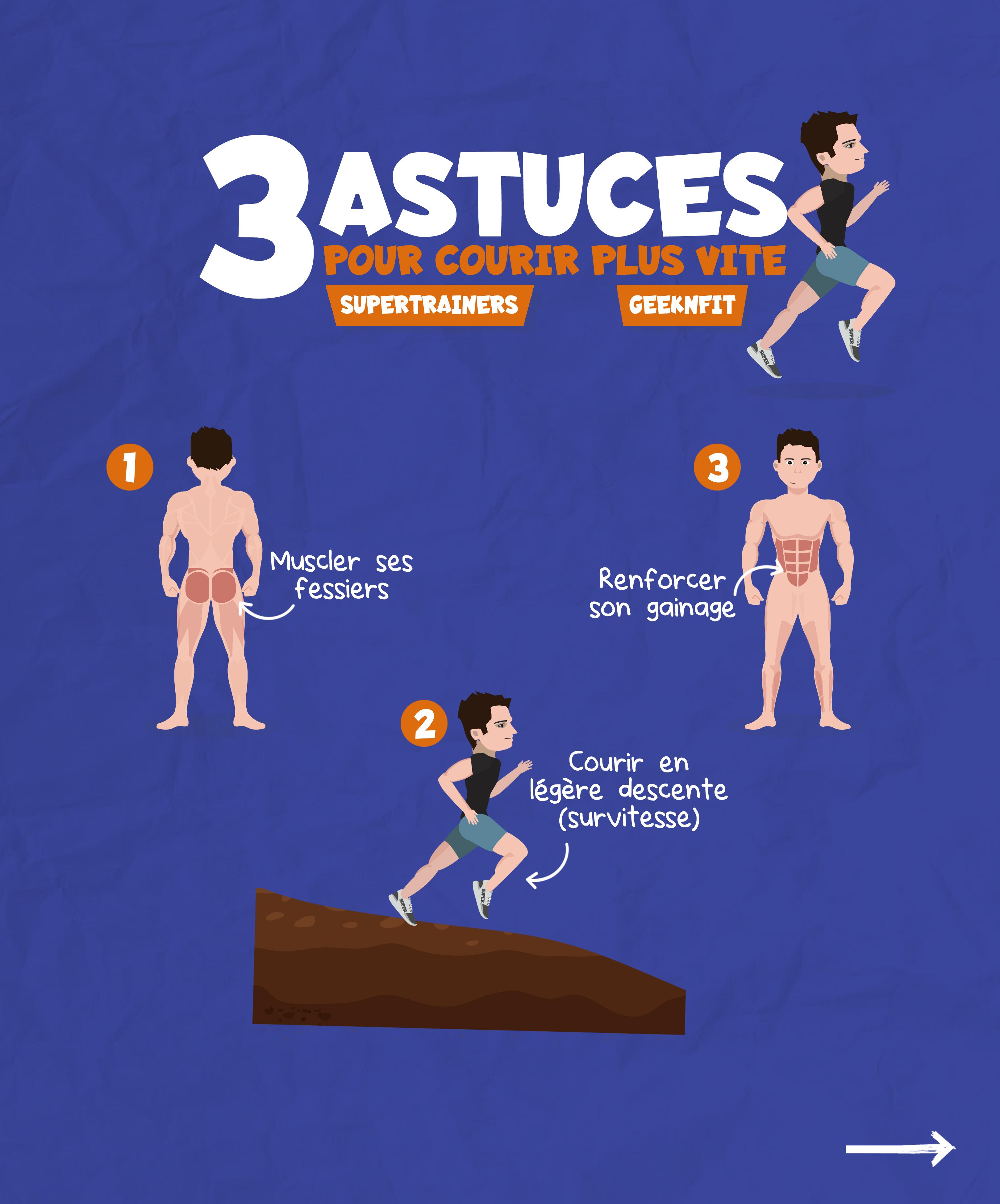 3 astuces pour courir plus vite