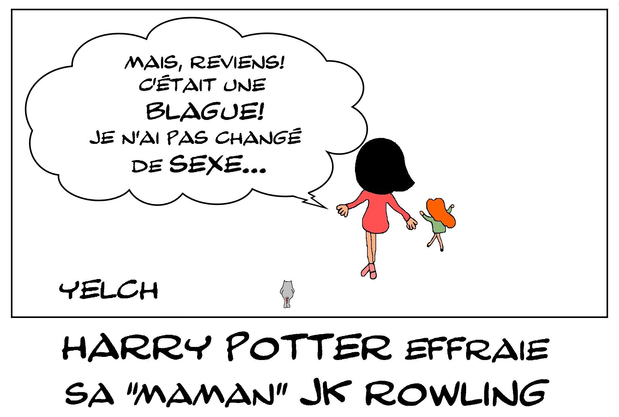 Harry Potter , sa maman Jk Rowling et les transgenres