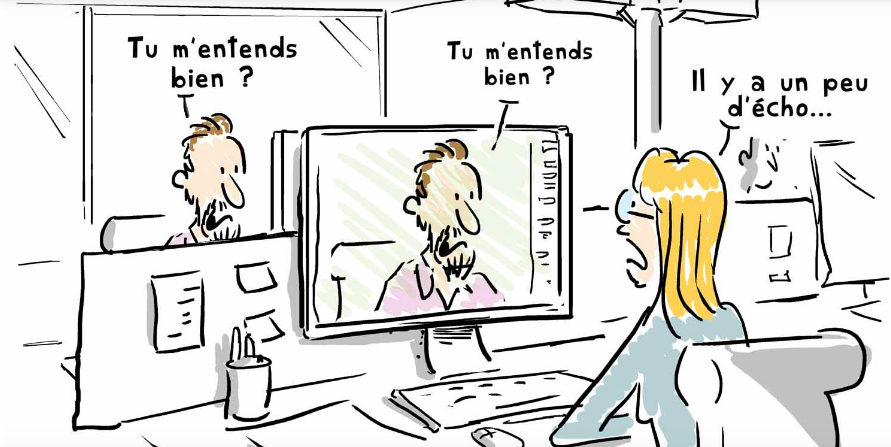 Je zoom, tu microsoft teams, il skype
