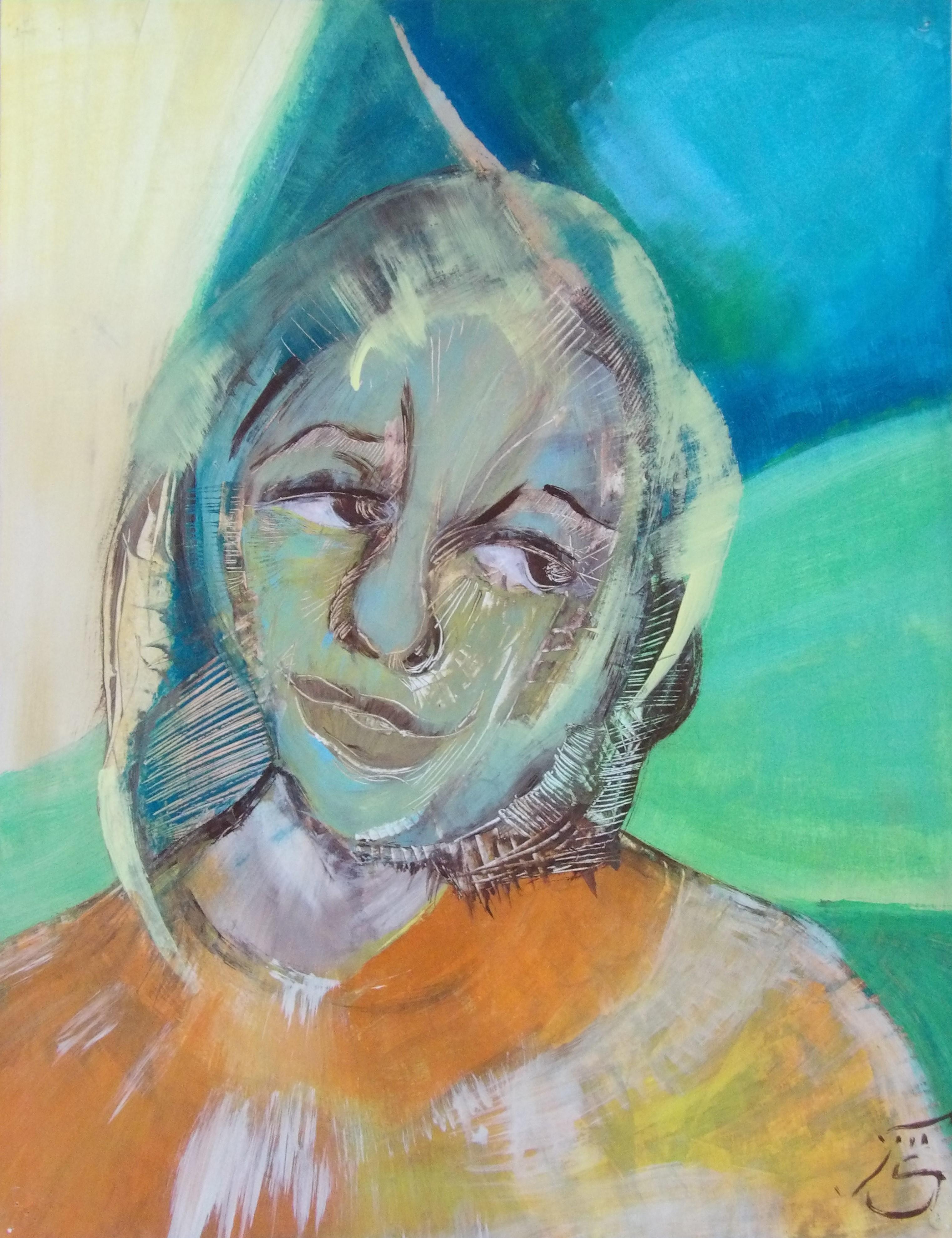 La vapeur bleue - peinture au fil du temps - 2005