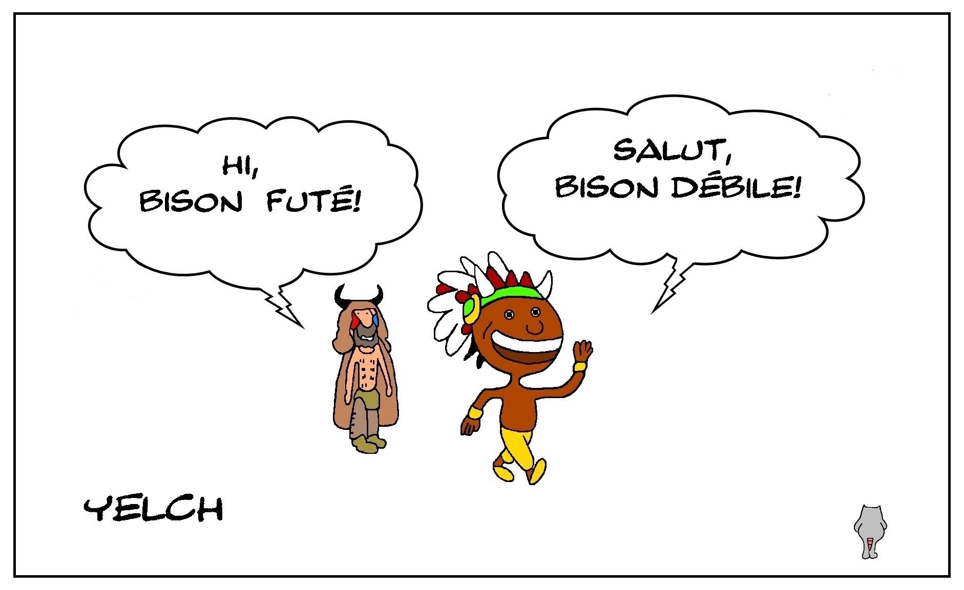 Bison débile