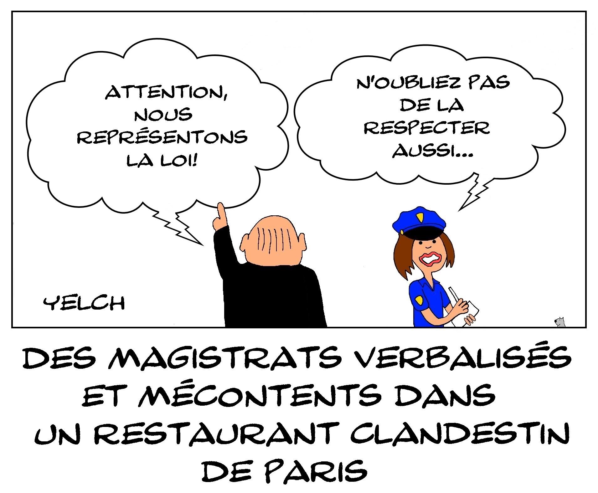 Magistrats verbalisés
