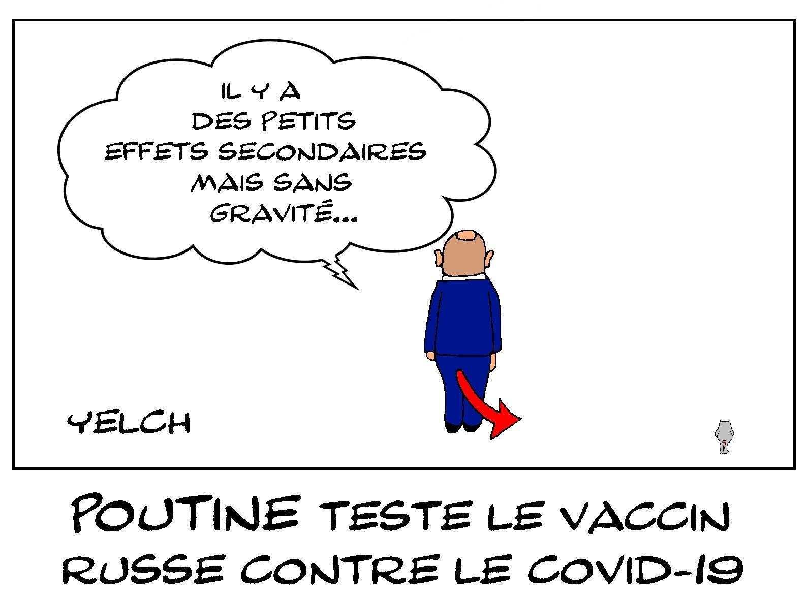 Poutine et le vaccin russe contre le covid-19