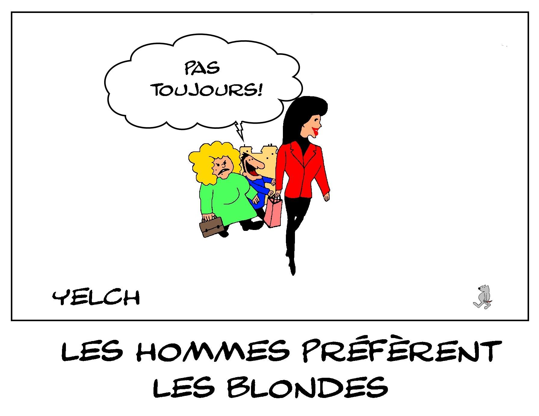 Les hommes préfèrent les blondes