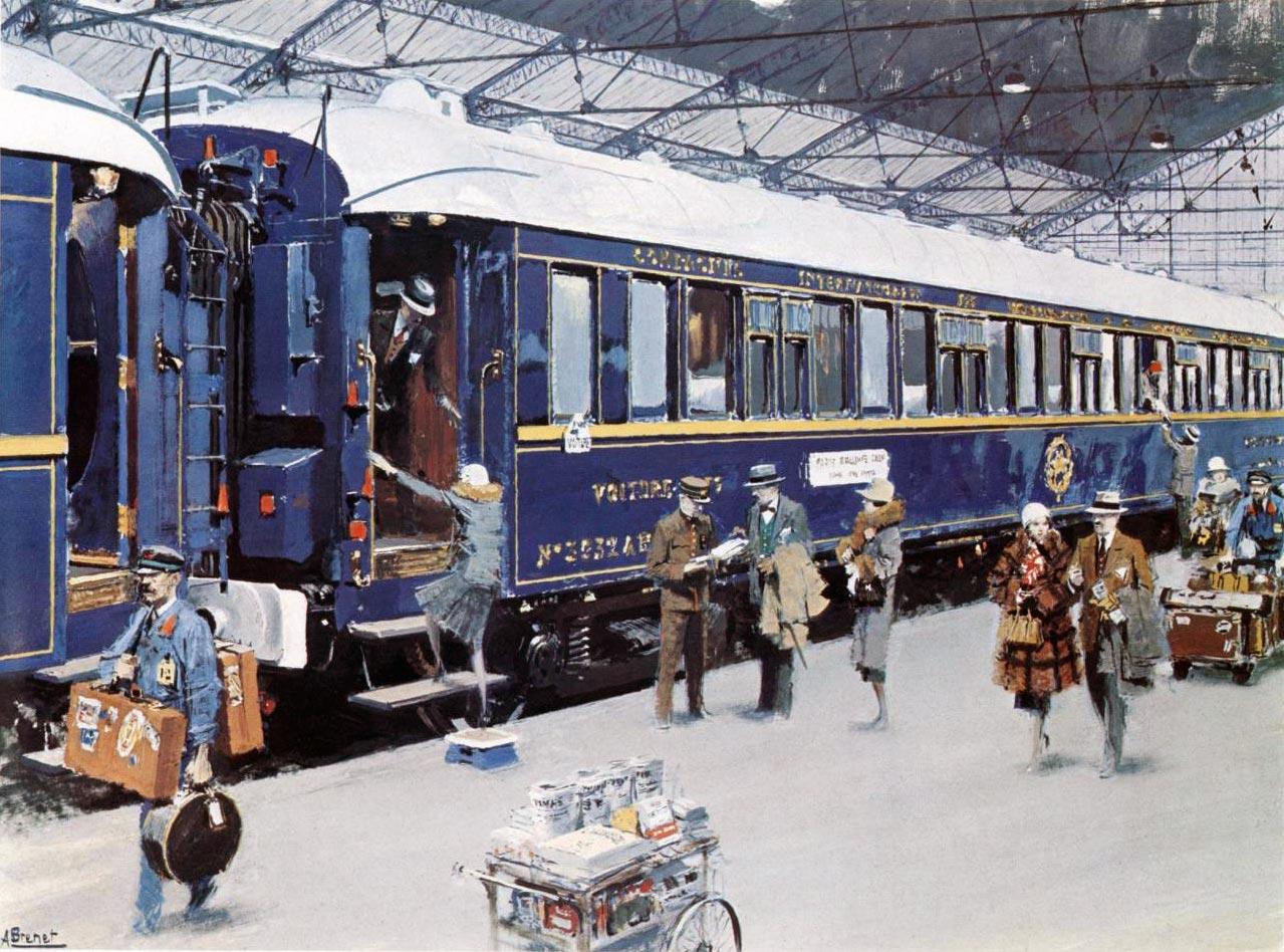 Le train bleu d'Agatha Christie