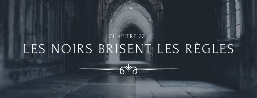 A la Moldue - Chapitre 22 : Les noirs brisent les règles