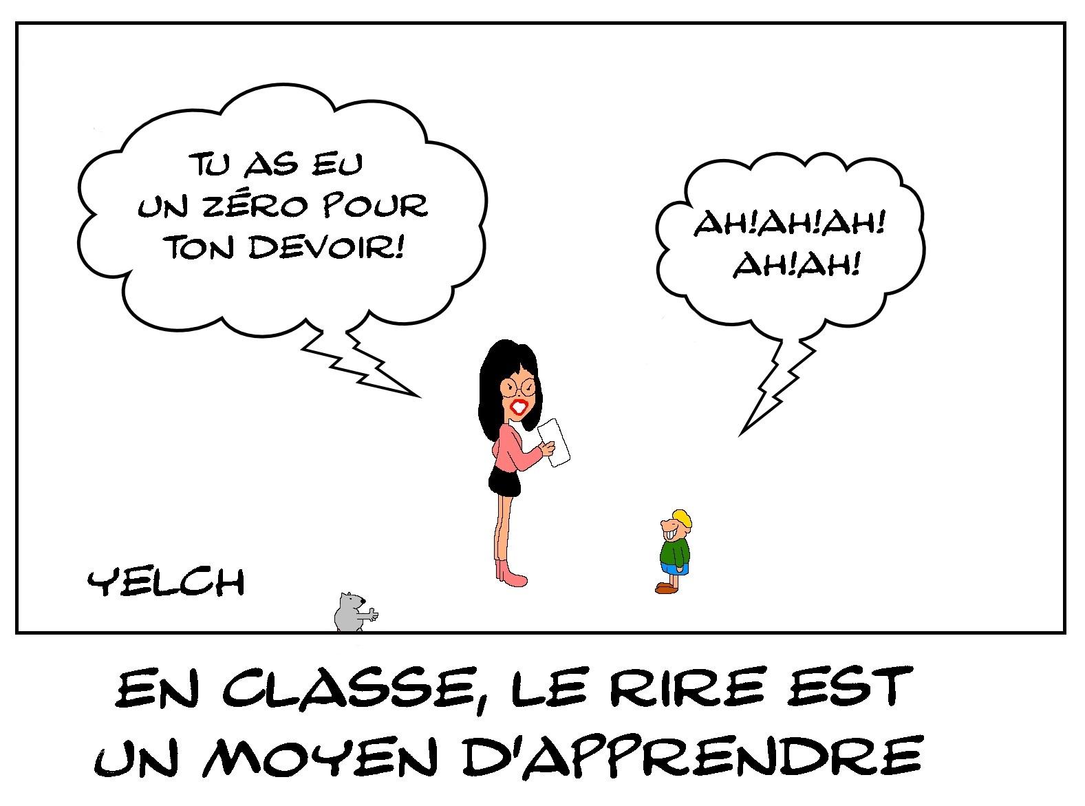 Le rire en classe