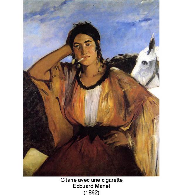 Gitane avec cigarette