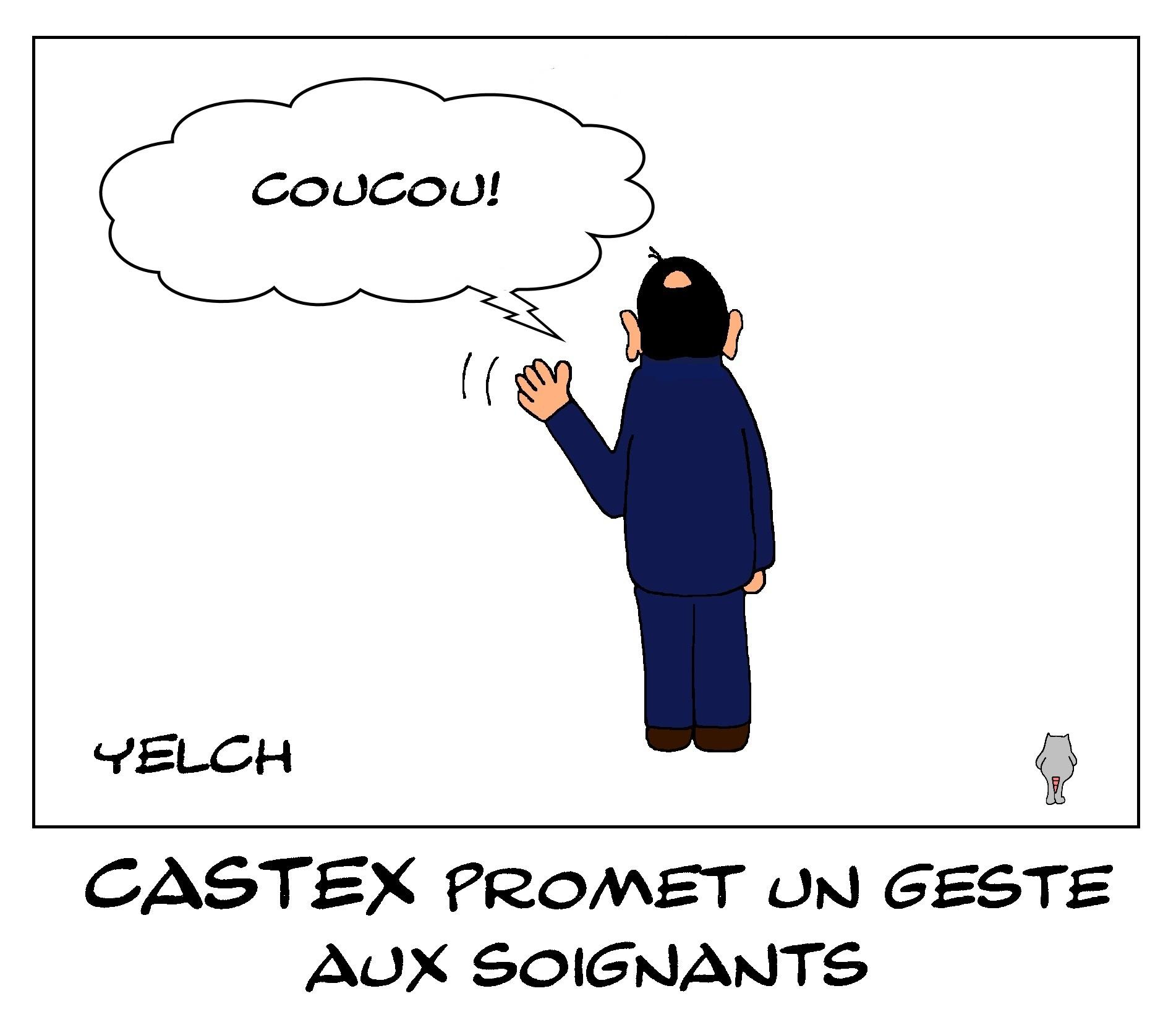 Castex fait un geste aux soignants