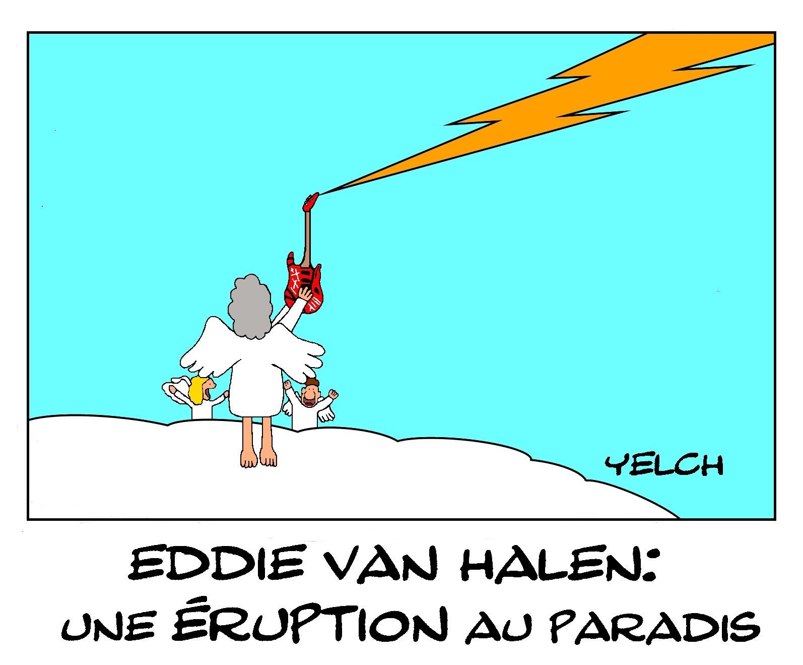 Eddie Van halen au paradis