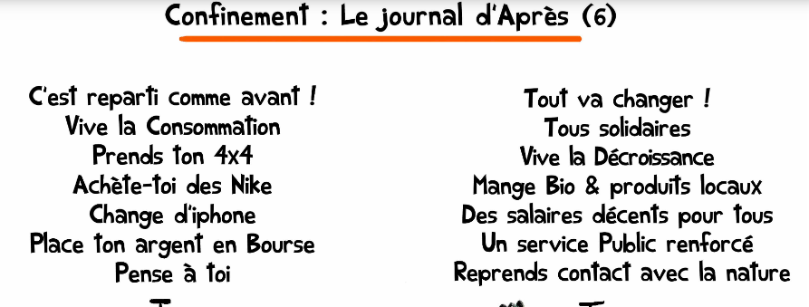 confinement : le journal d'après 6