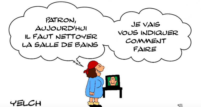 les femmes de ménage aiment le télétravail