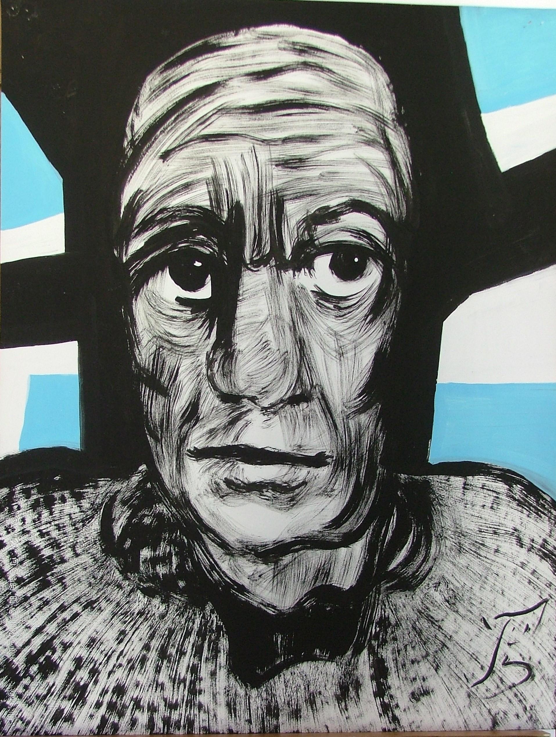 galerie des masques - éclaboussures - peinture au fil du temps - 1995