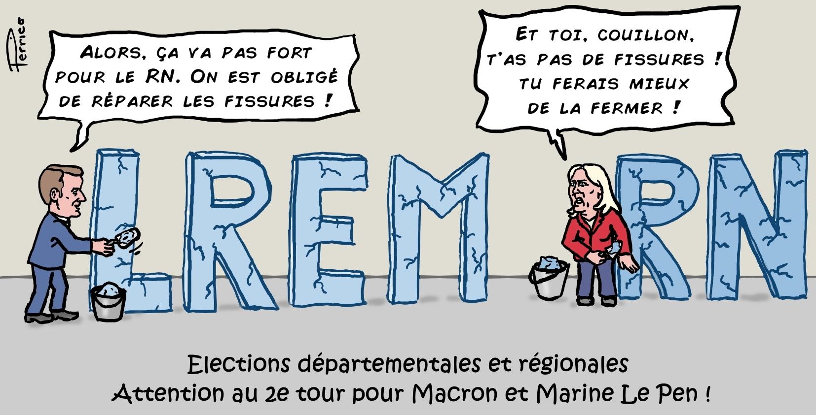 des élections à haut risque pour Marine Le Pen et Macron
