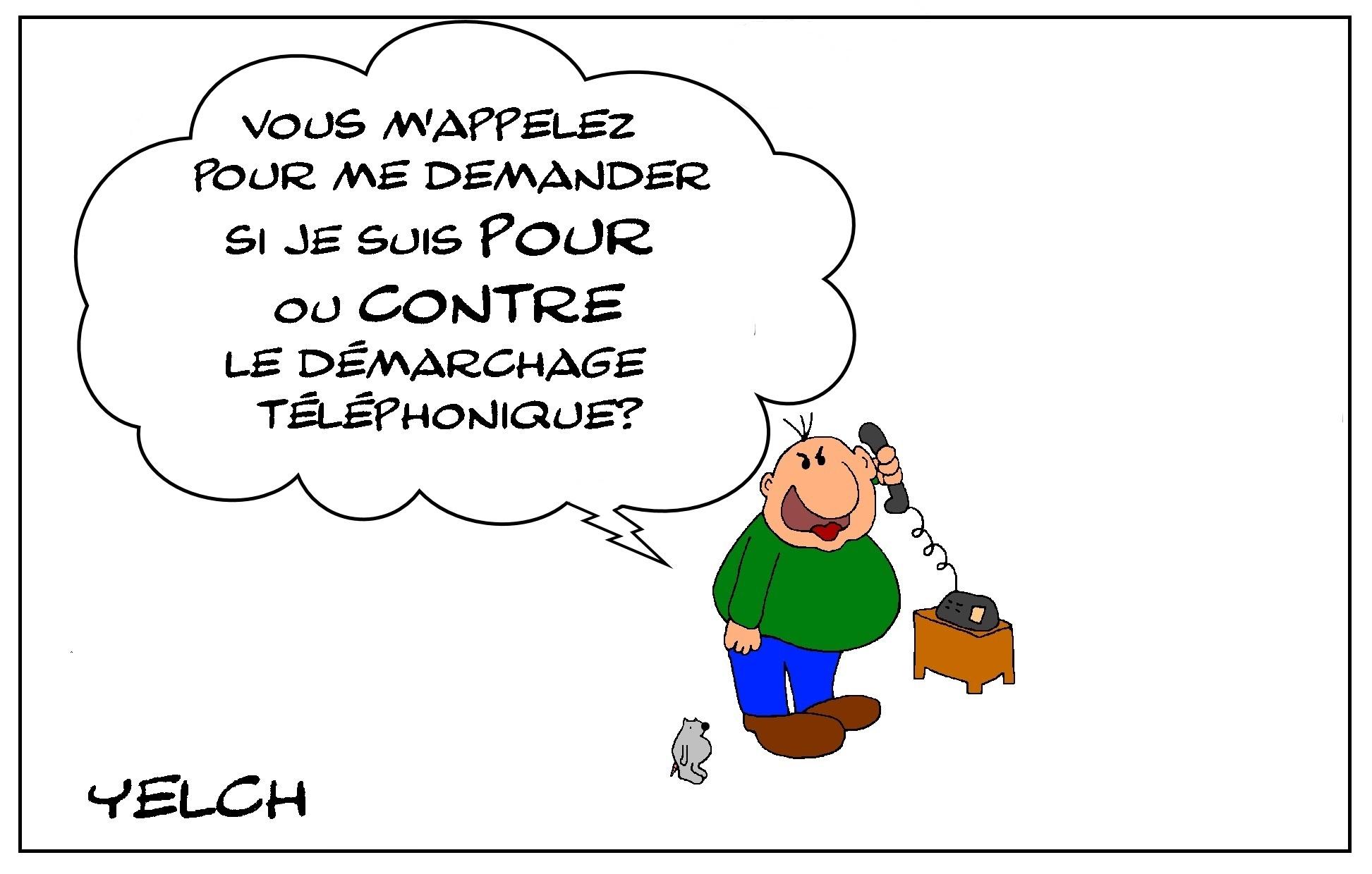 Démarchage téléphonique frénétique