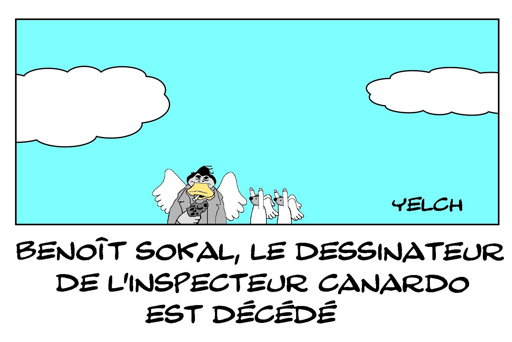 Hommage à Benoît Sokal , papa de l'inspecteur Canardo