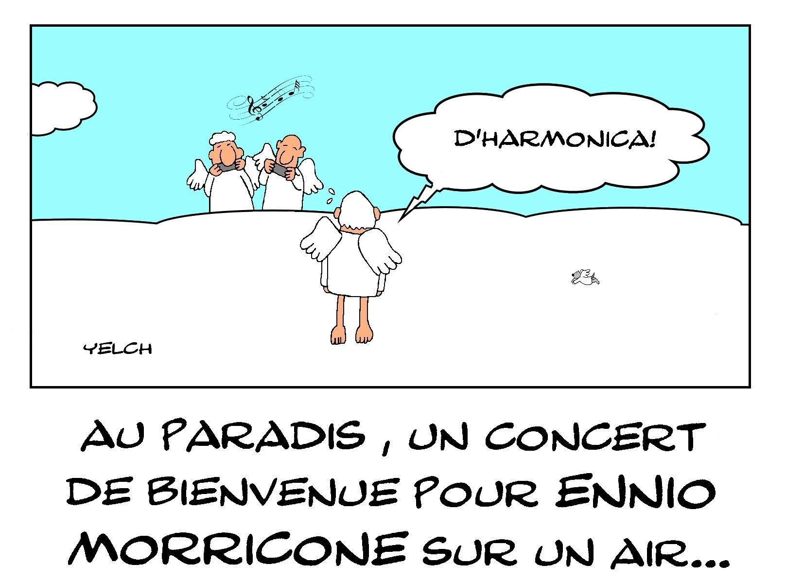 Ennio Morricone monte au paradis sur un air d'...