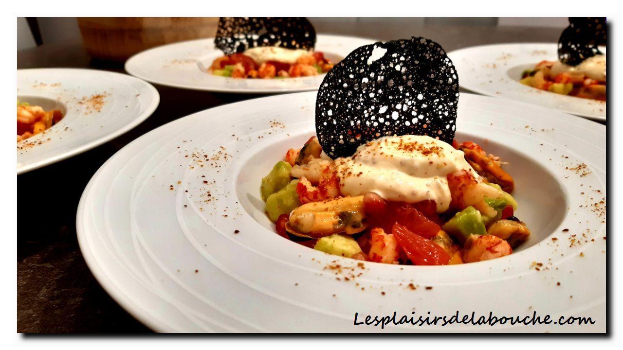 Salade cocktail aux fruits de Mer
